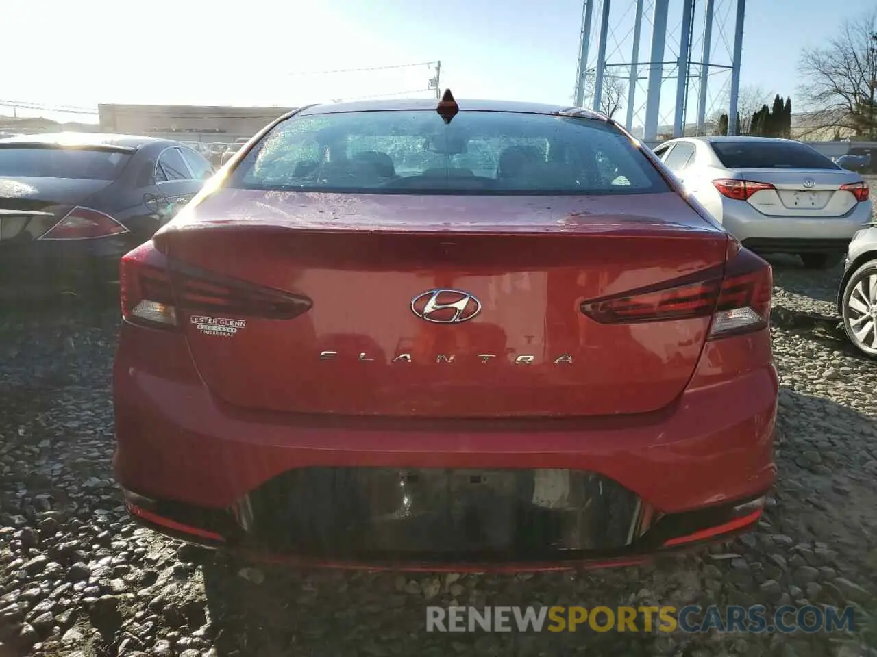 6 Фотография поврежденного автомобиля KMHD84LF1KU886757 HYUNDAI ELANTRA 2019