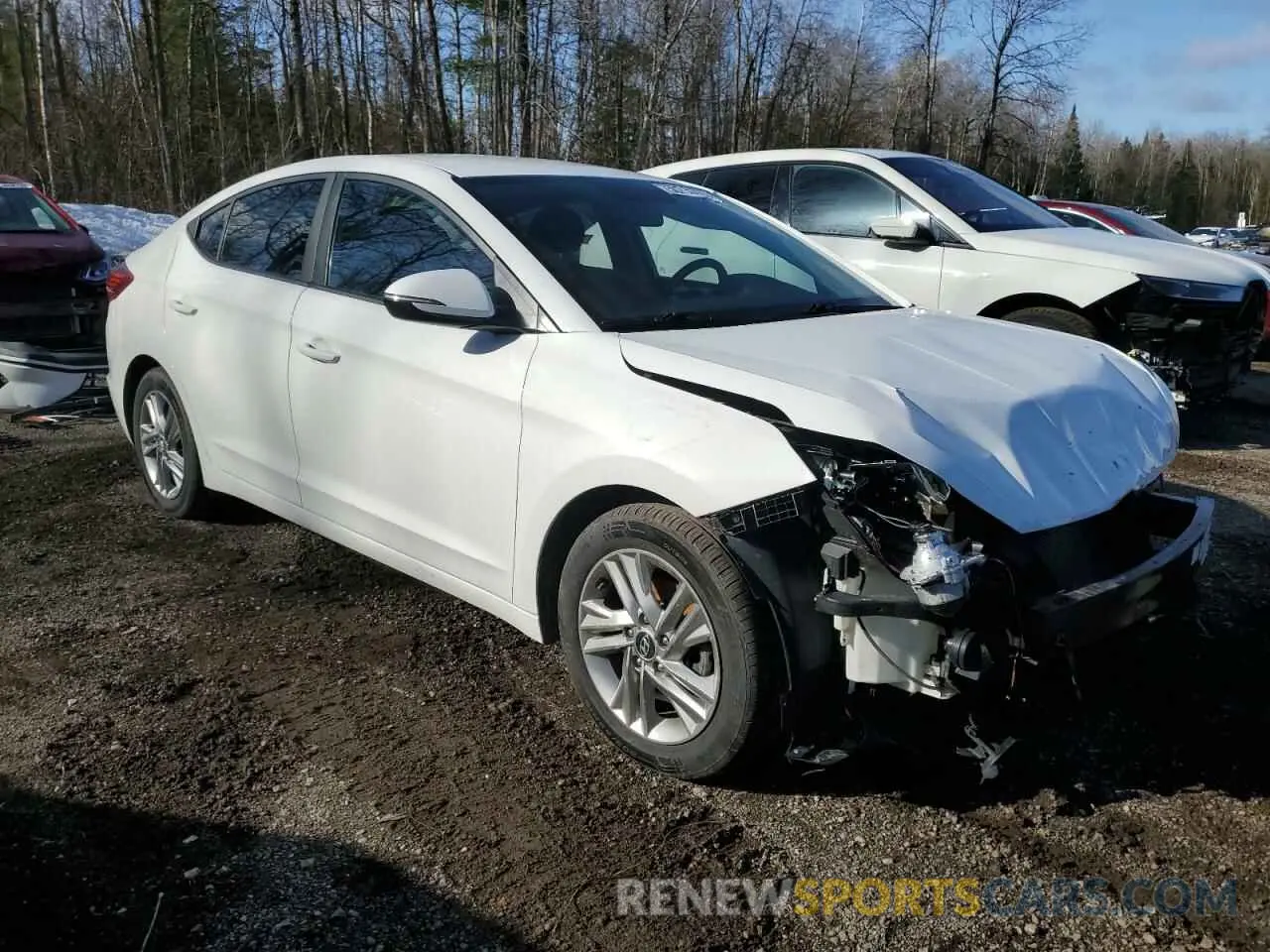 4 Photograph of a damaged car KMHD84LF2KU736107 HYUNDAI ELANTRA 2019