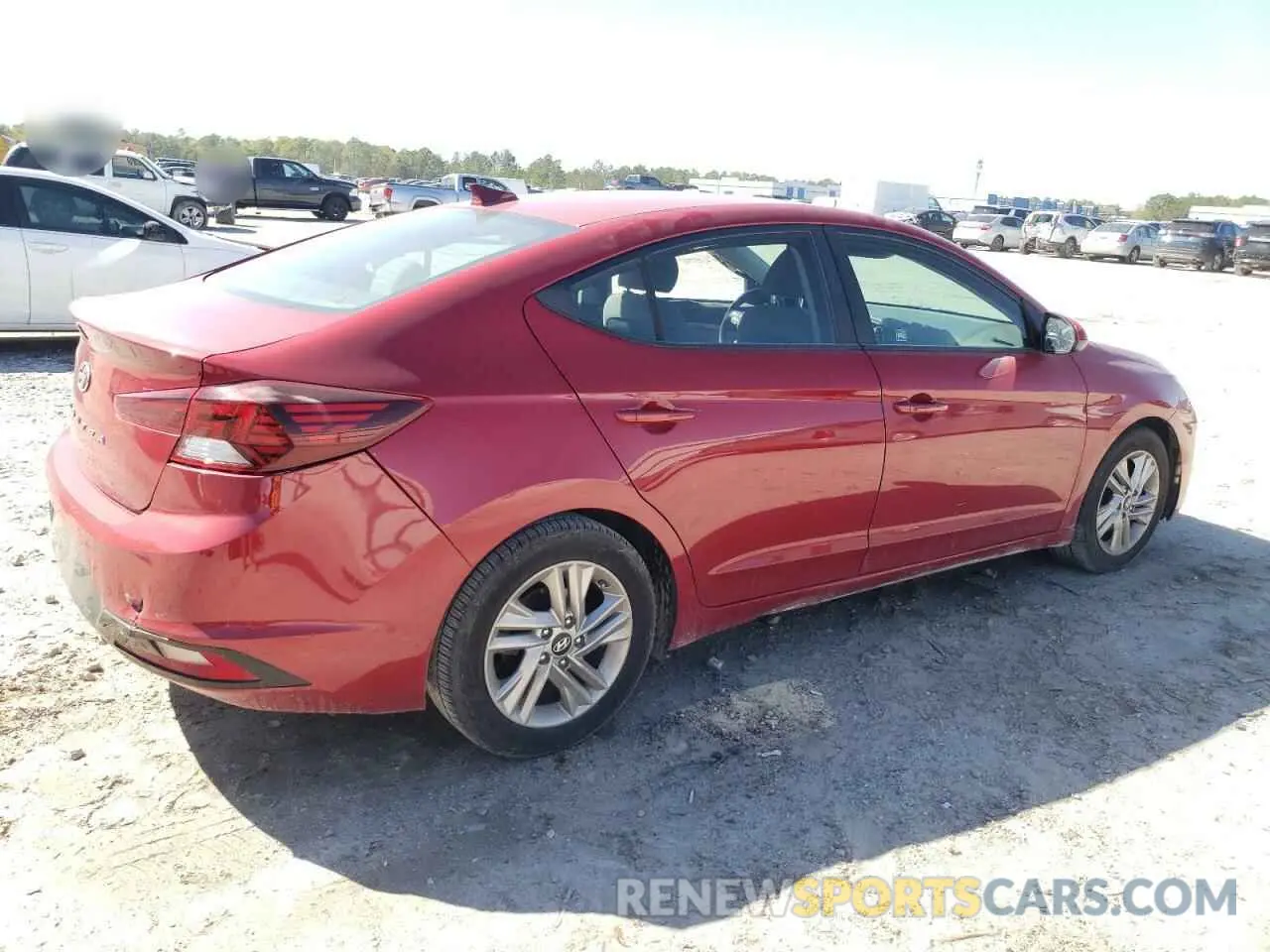 3 Photograph of a damaged car KMHD84LF2KU779913 HYUNDAI ELANTRA 2019