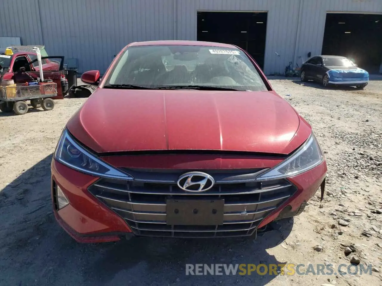 5 Photograph of a damaged car KMHD84LF2KU779913 HYUNDAI ELANTRA 2019