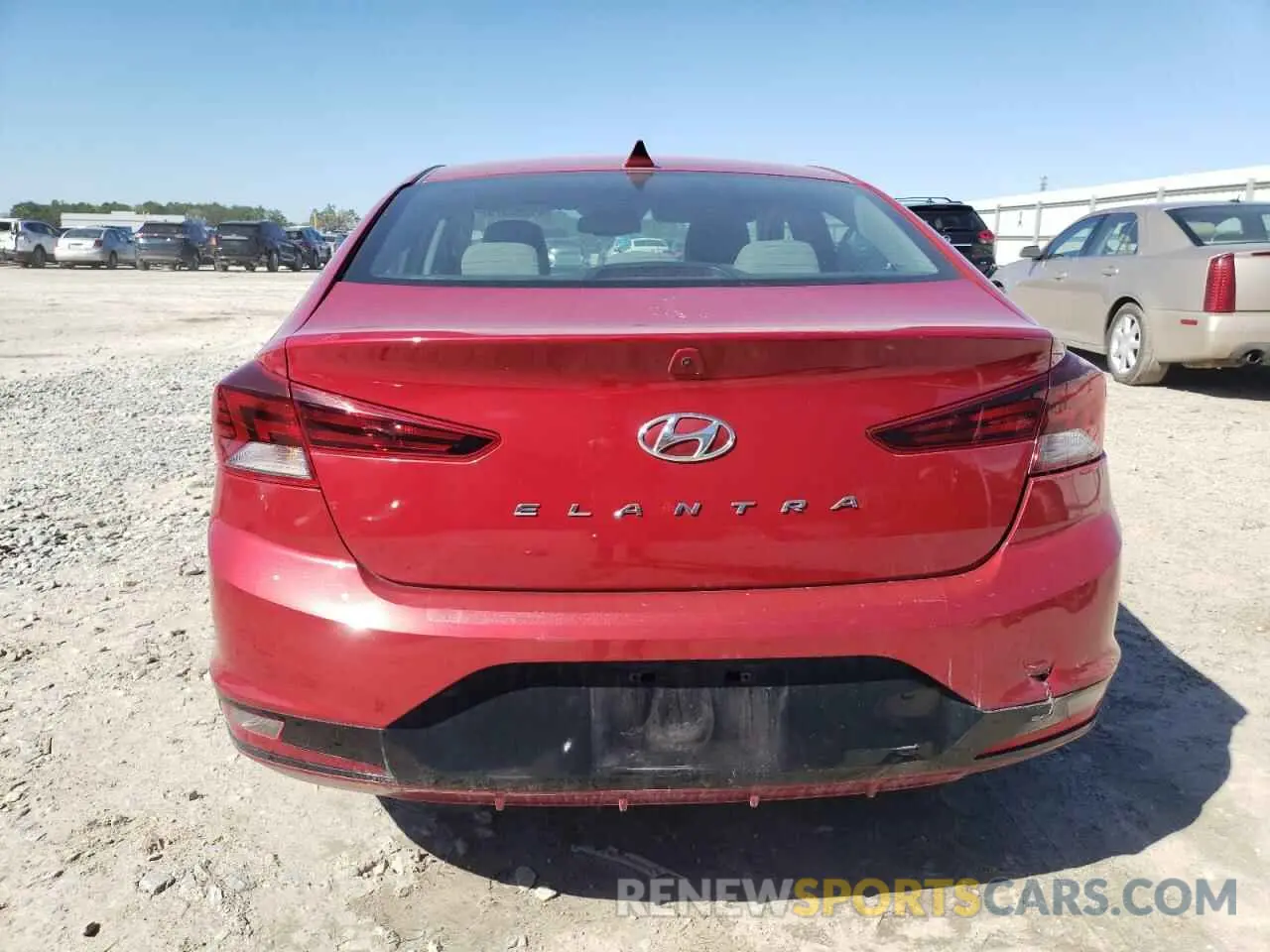 6 Photograph of a damaged car KMHD84LF2KU779913 HYUNDAI ELANTRA 2019