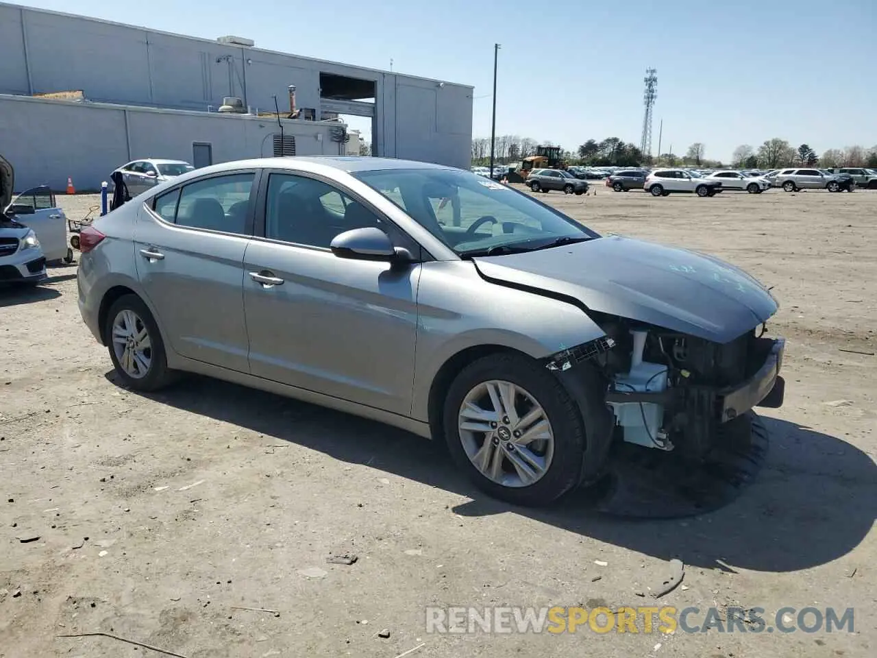 4 Photograph of a damaged car KMHD84LF2KU787168 HYUNDAI ELANTRA 2019