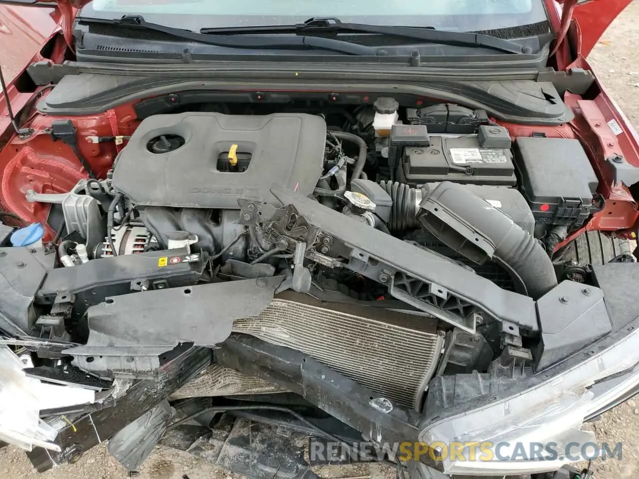 12 Photograph of a damaged car KMHD84LF2KU793584 HYUNDAI ELANTRA 2019