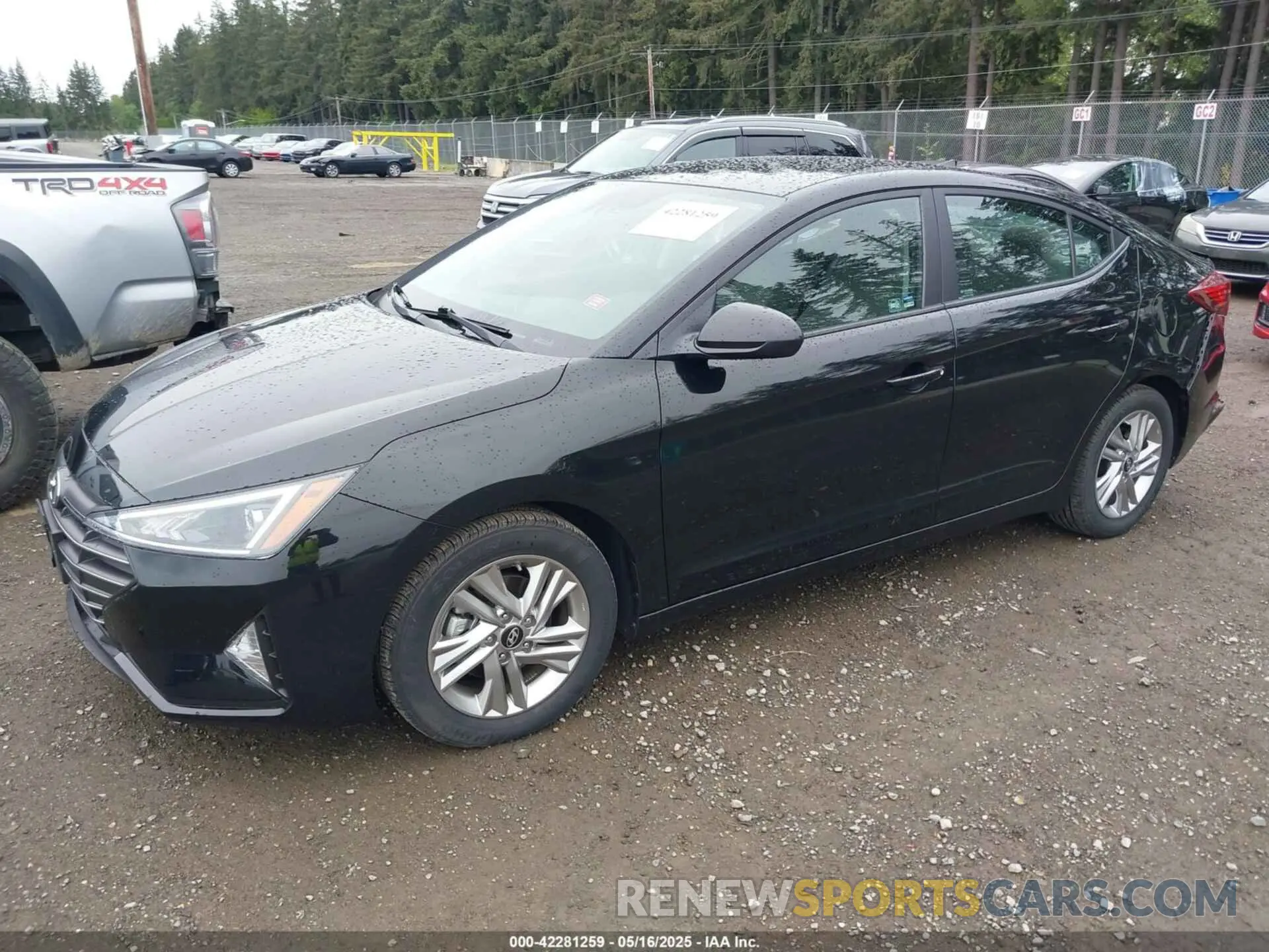 2 Photograph of a damaged car KMHD84LF2KU797912 HYUNDAI ELANTRA 2019