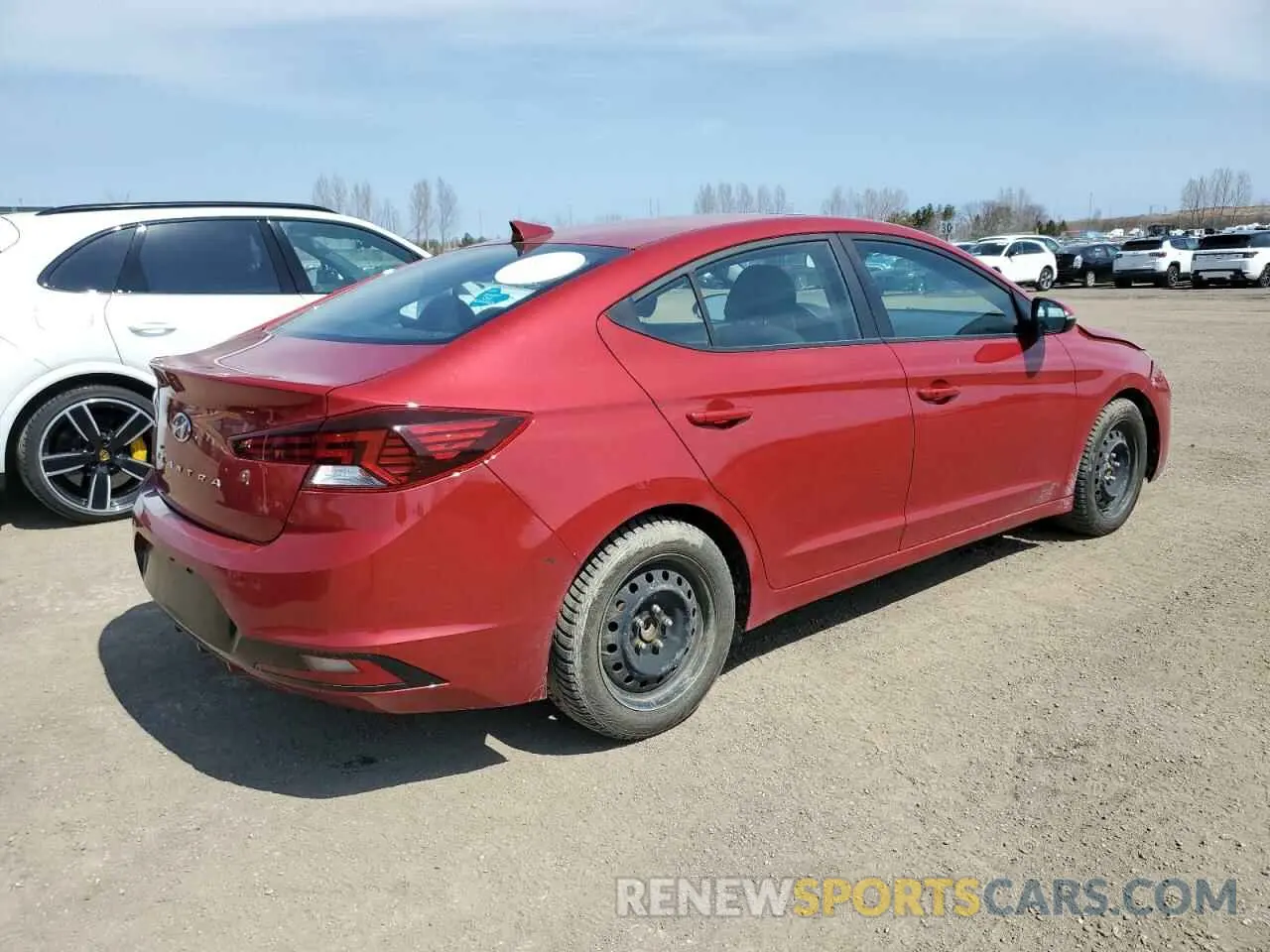 3 Фотография поврежденного автомобиля KMHD84LF2KU874715 HYUNDAI ELANTRA 2019