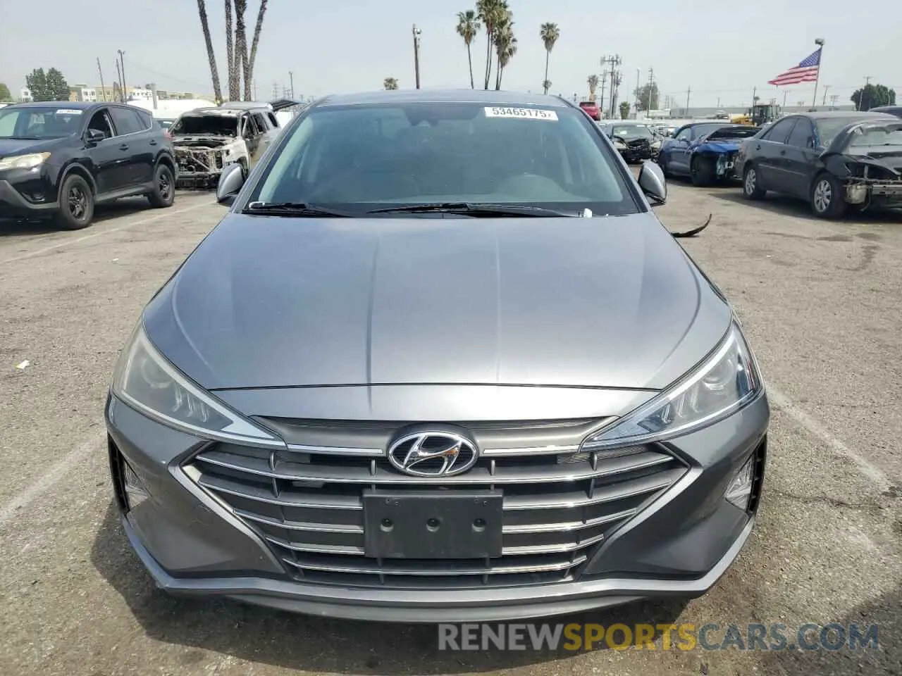 5 Photograph of a damaged car KMHD84LF2KU877758 HYUNDAI ELANTRA 2019