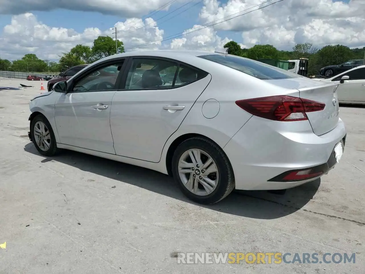 2 Photograph of a damaged car KMHD84LF3KU743776 HYUNDAI ELANTRA 2019