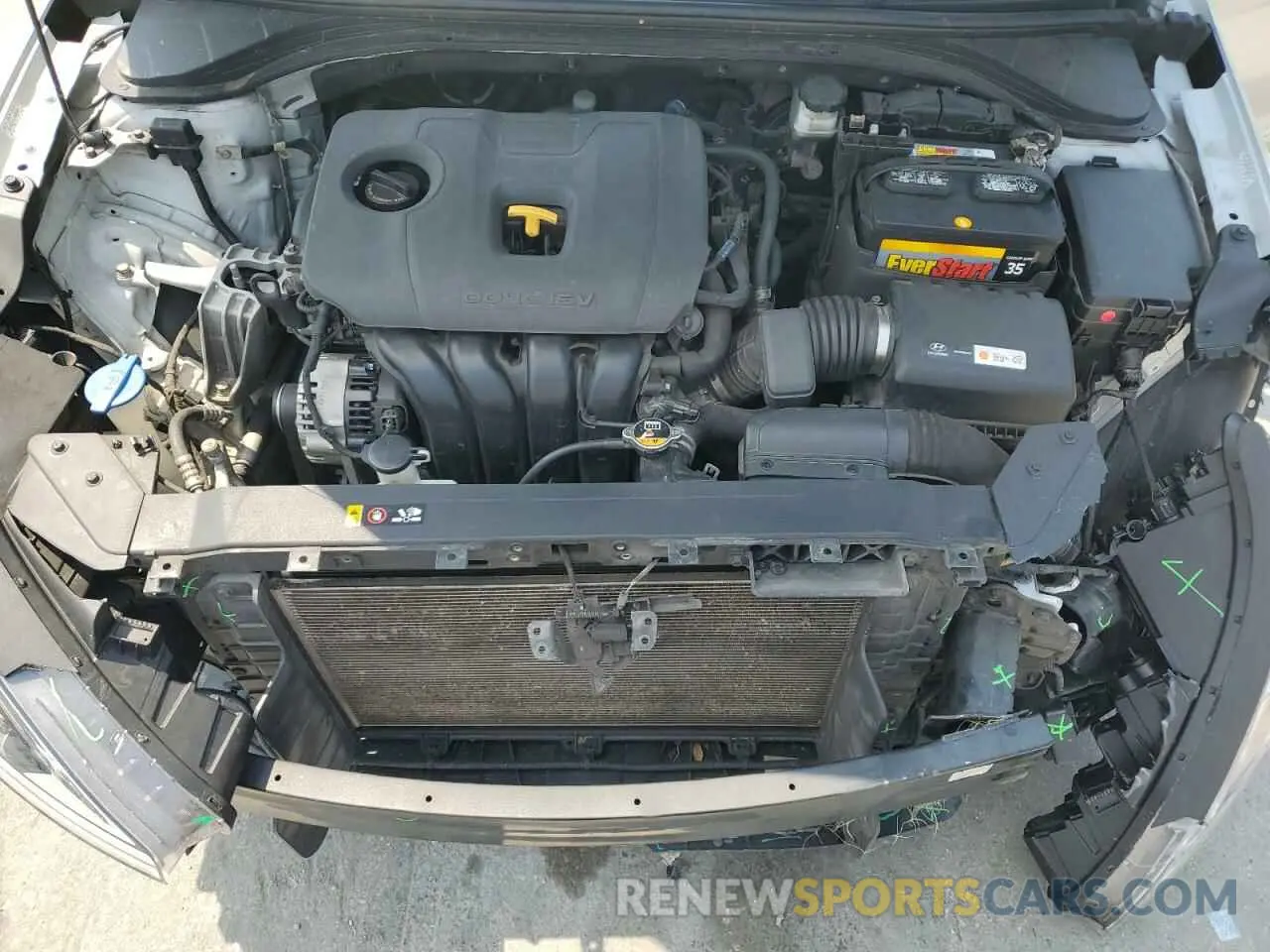 11 Фотография поврежденного автомобиля KMHD84LF3KU759136 HYUNDAI ELANTRA 2019