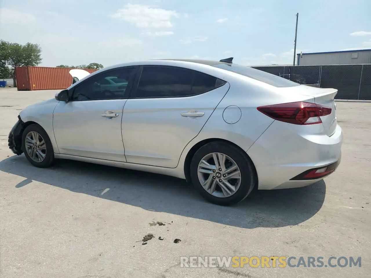 2 Фотография поврежденного автомобиля KMHD84LF3KU759136 HYUNDAI ELANTRA 2019