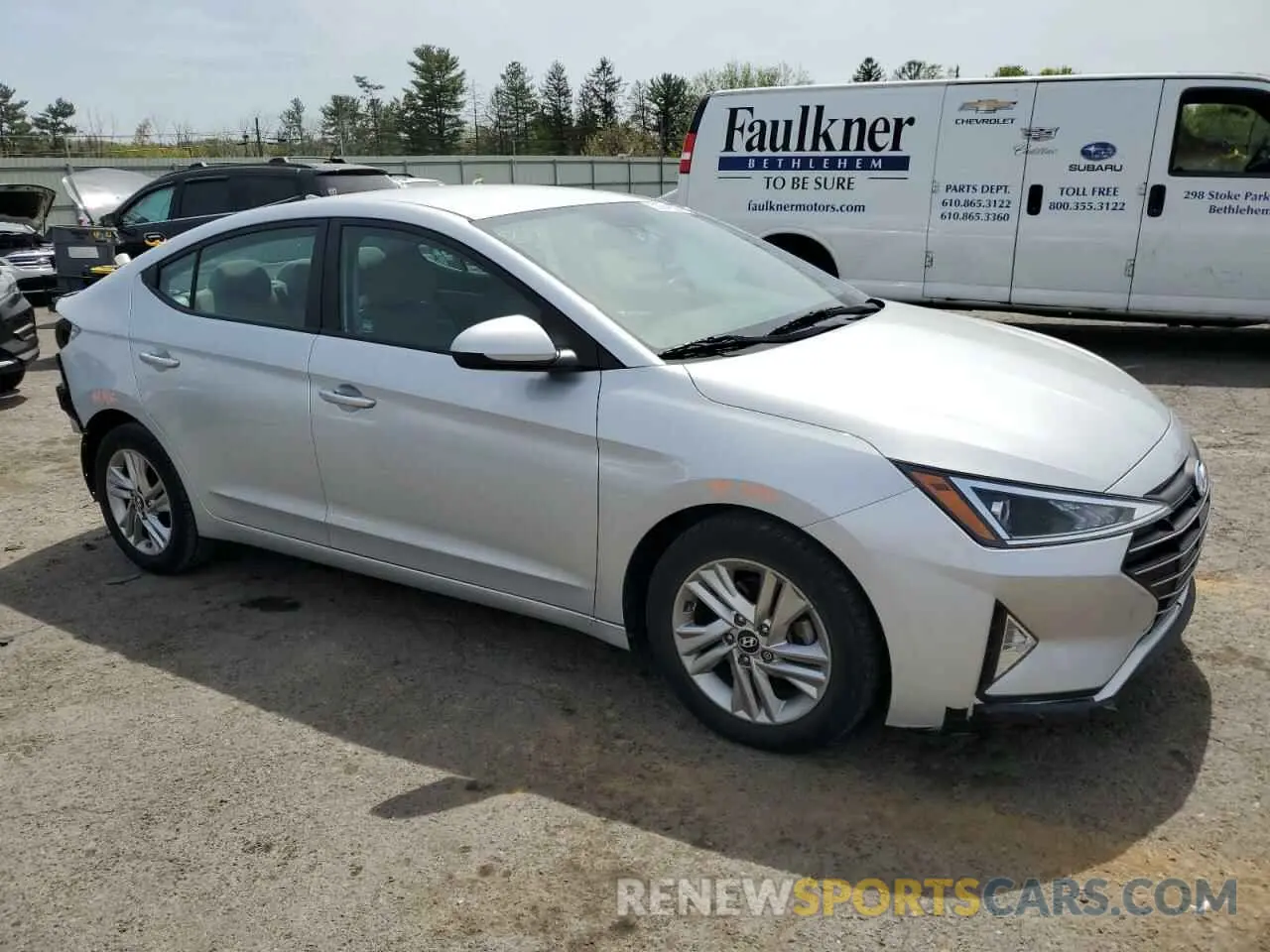 4 Photograph of a damaged car KMHD84LF3KU762909 HYUNDAI ELANTRA 2019