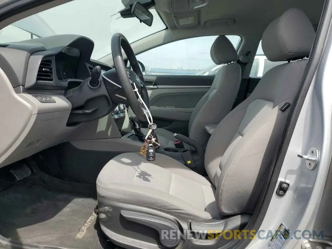 7 Photograph of a damaged car KMHD84LF3KU762909 HYUNDAI ELANTRA 2019