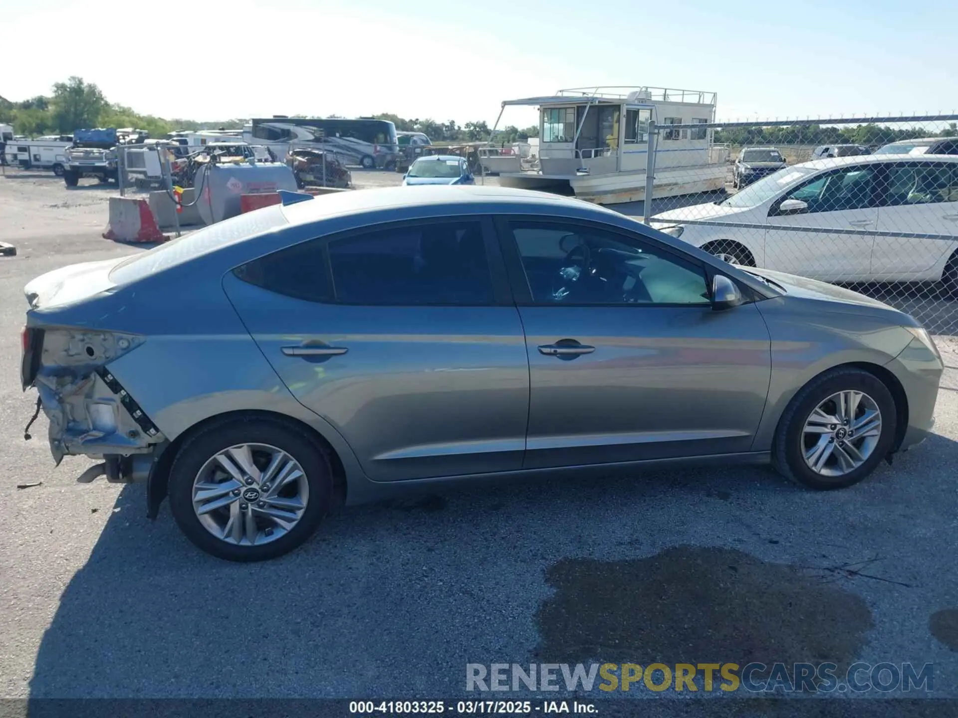 13 Photograph of a damaged car KMHD84LF3KU806116 HYUNDAI ELANTRA 2019