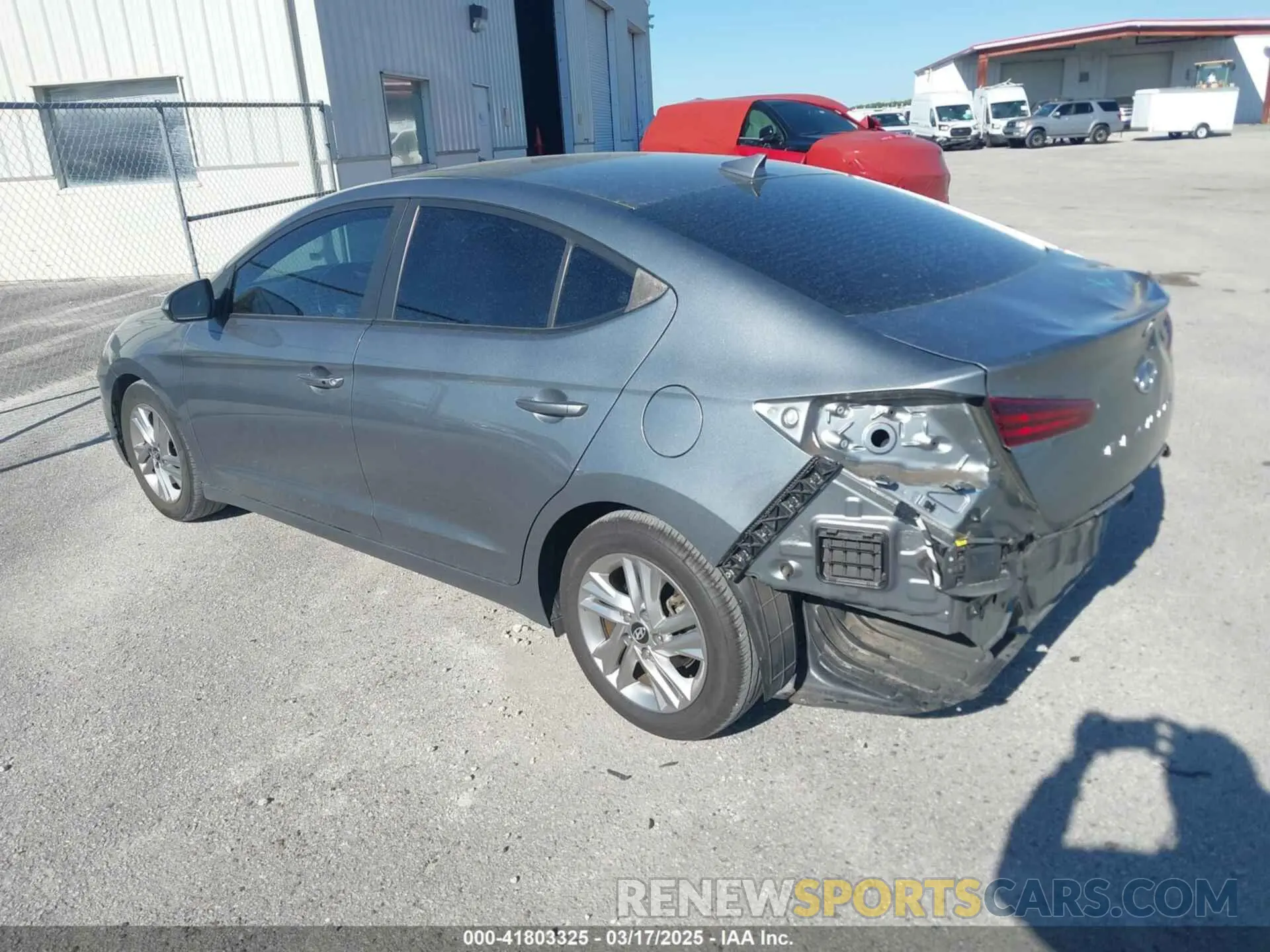 3 Photograph of a damaged car KMHD84LF3KU806116 HYUNDAI ELANTRA 2019
