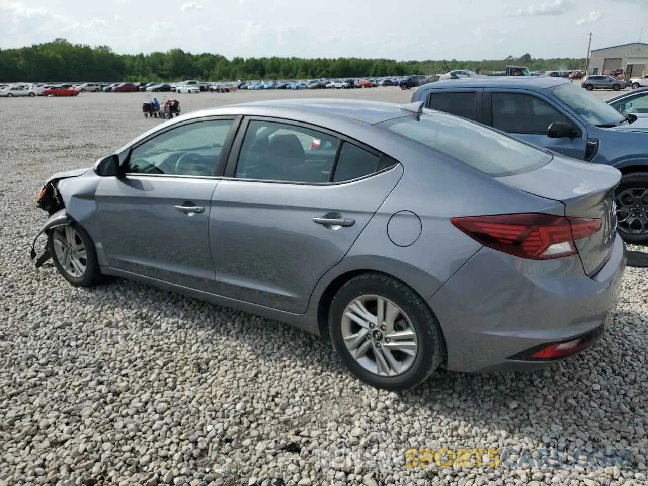 2 Photograph of a damaged car KMHD84LF3KU845921 HYUNDAI ELANTRA 2019