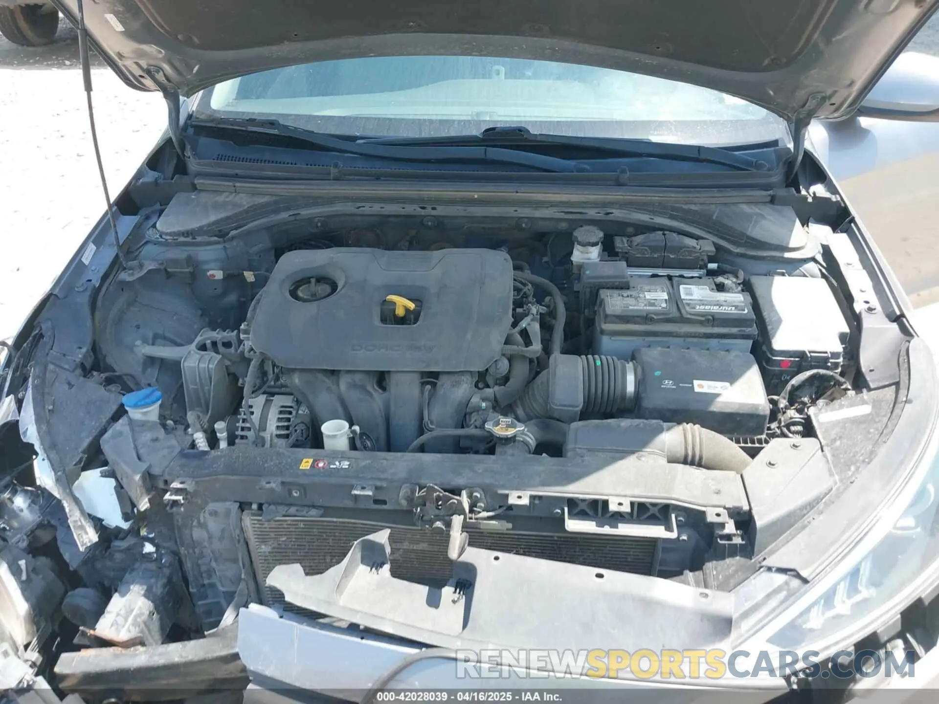 10 Photograph of a damaged car KMHD84LF4KU749229 HYUNDAI ELANTRA 2019