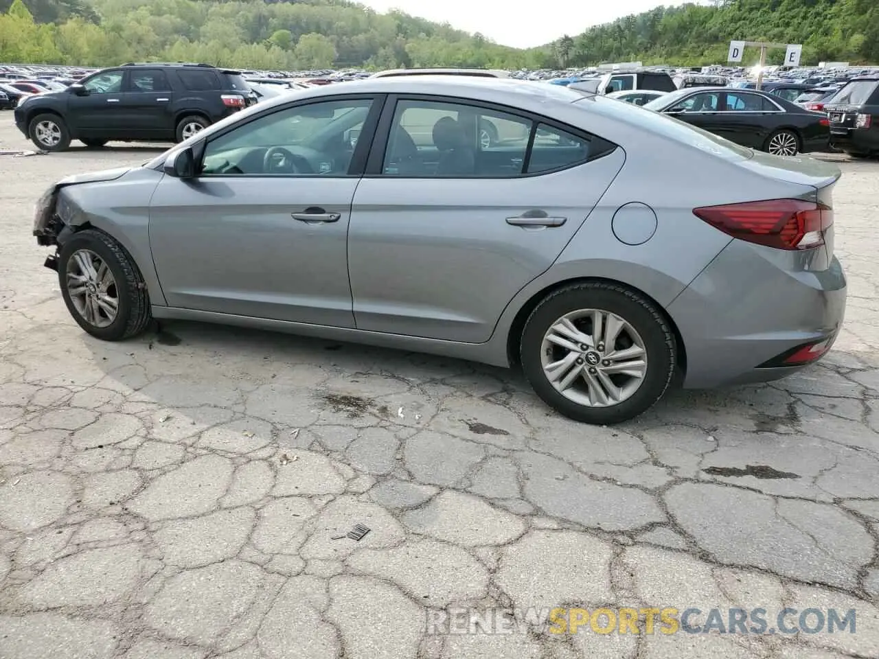 2 Photograph of a damaged car KMHD84LF4KU770078 HYUNDAI ELANTRA 2019