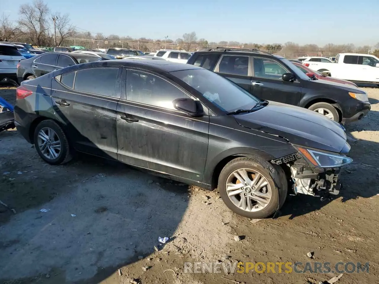4 Photograph of a damaged car KMHD84LF4KU810045 HYUNDAI ELANTRA 2019