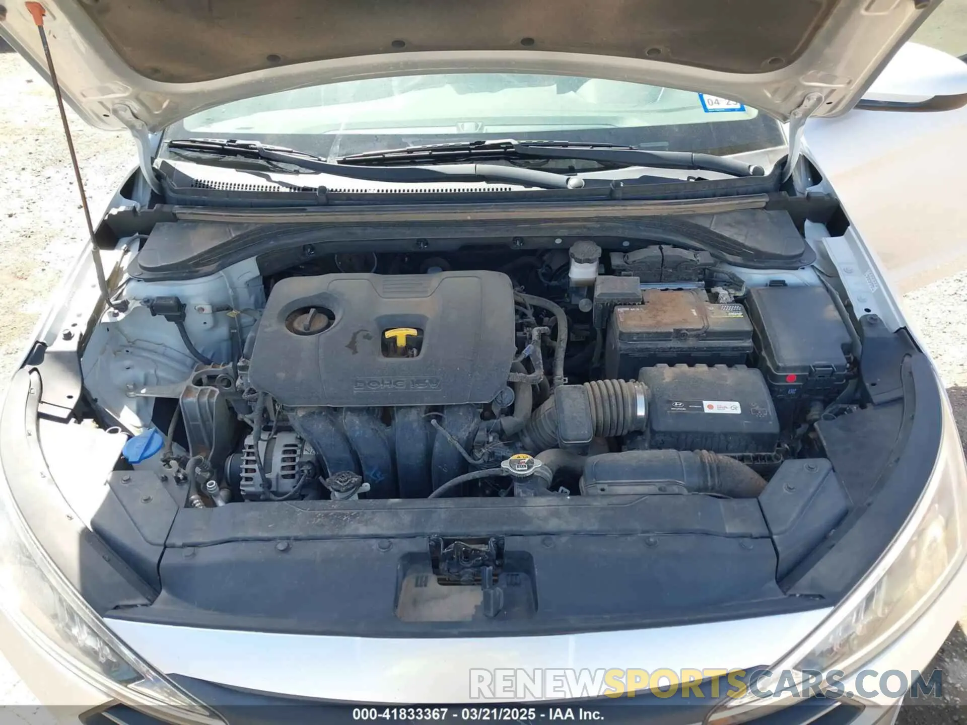 10 Photograph of a damaged car KMHD84LF5KU753192 HYUNDAI ELANTRA 2019