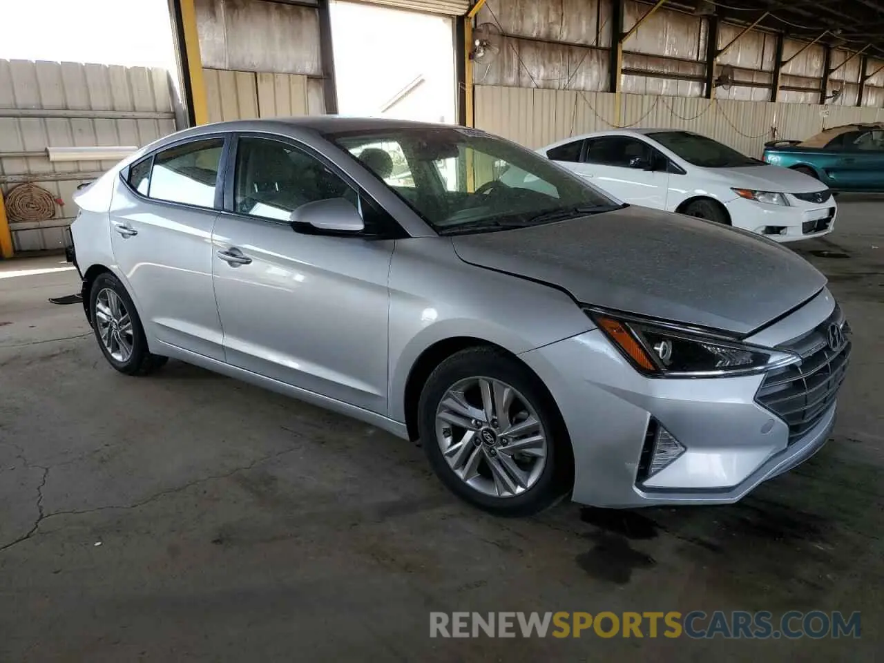 4 Photograph of a damaged car KMHD84LF6KU746140 HYUNDAI ELANTRA 2019