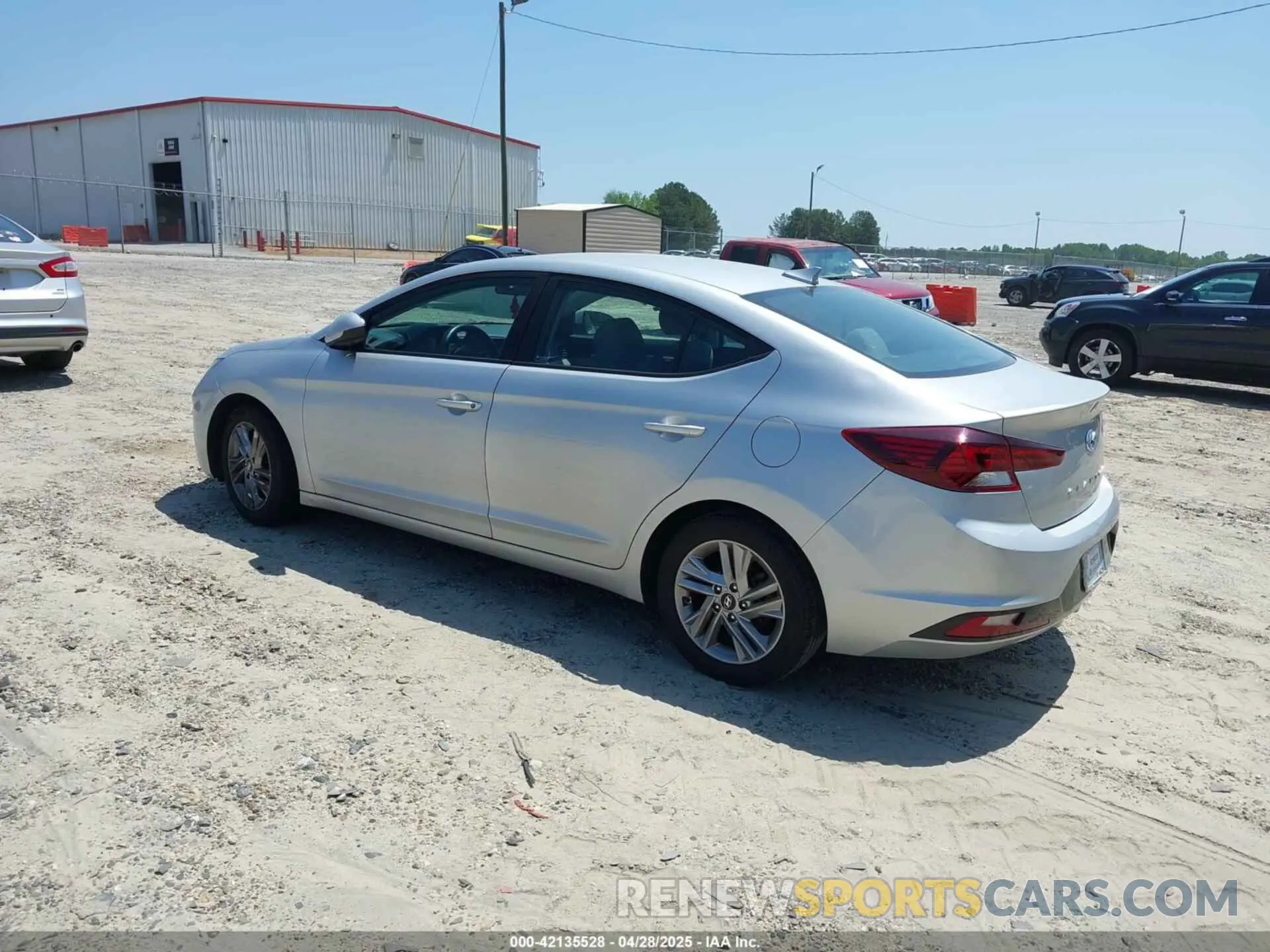 3 Photograph of a damaged car KMHD84LF6KU746655 HYUNDAI ELANTRA 2019