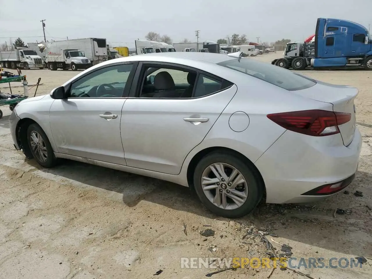 2 Photograph of a damaged car KMHD84LF6KU766419 HYUNDAI ELANTRA 2019