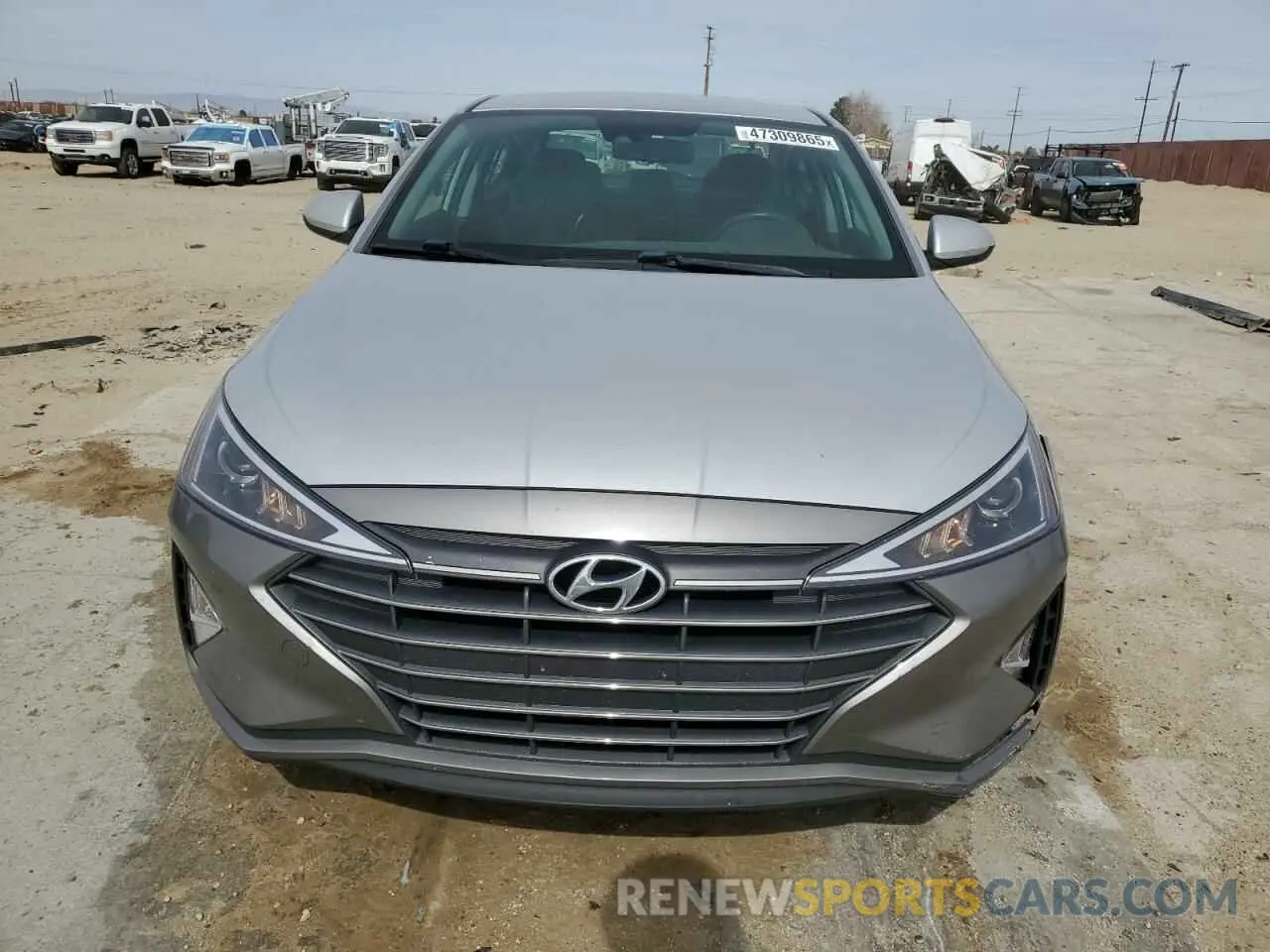 5 Photograph of a damaged car KMHD84LF6KU766419 HYUNDAI ELANTRA 2019