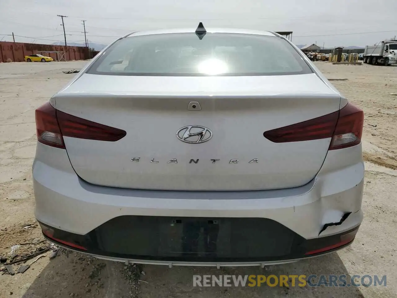 6 Photograph of a damaged car KMHD84LF6KU766419 HYUNDAI ELANTRA 2019