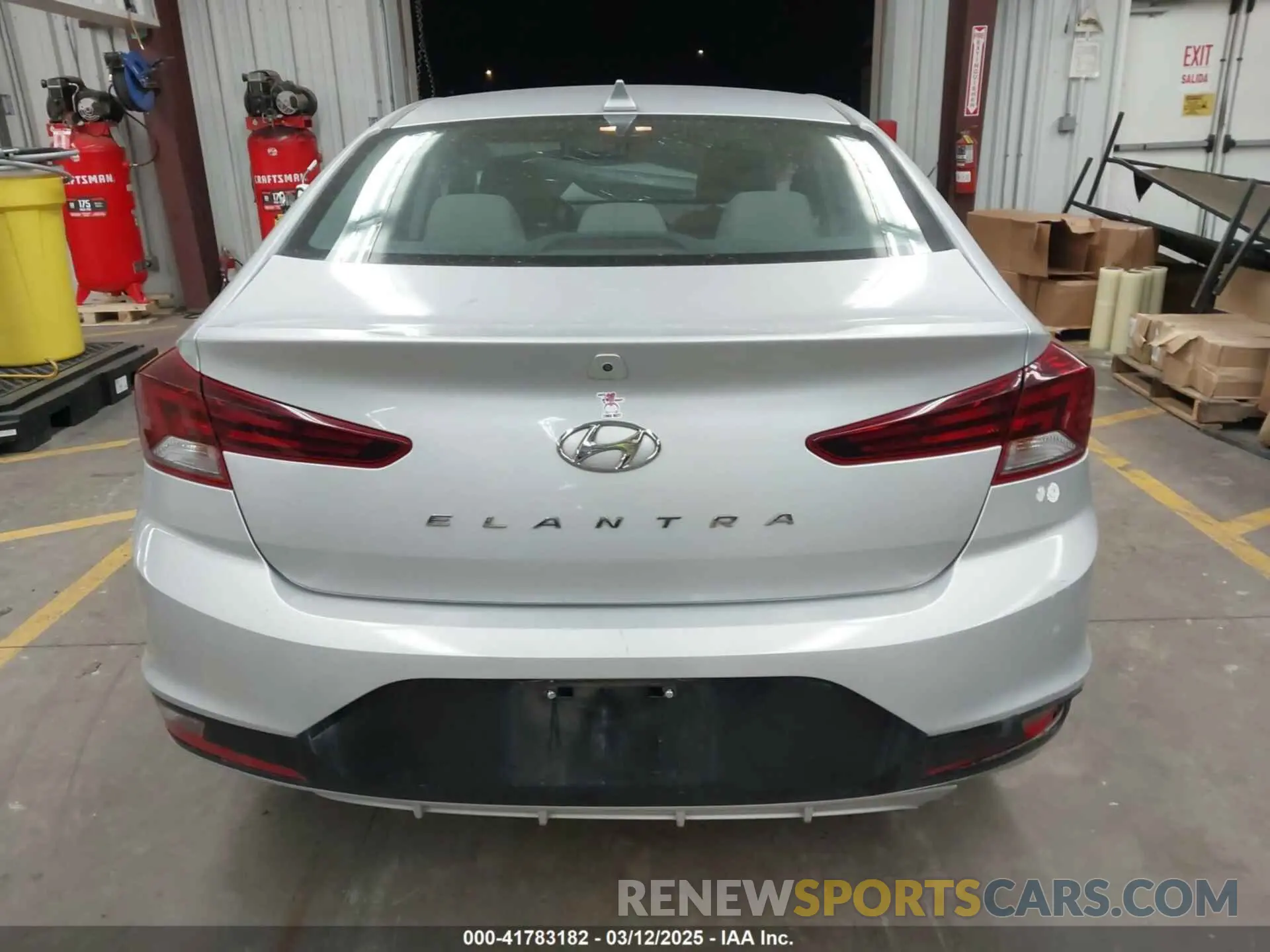 15 Photograph of a damaged car KMHD84LF6KU769398 HYUNDAI ELANTRA 2019