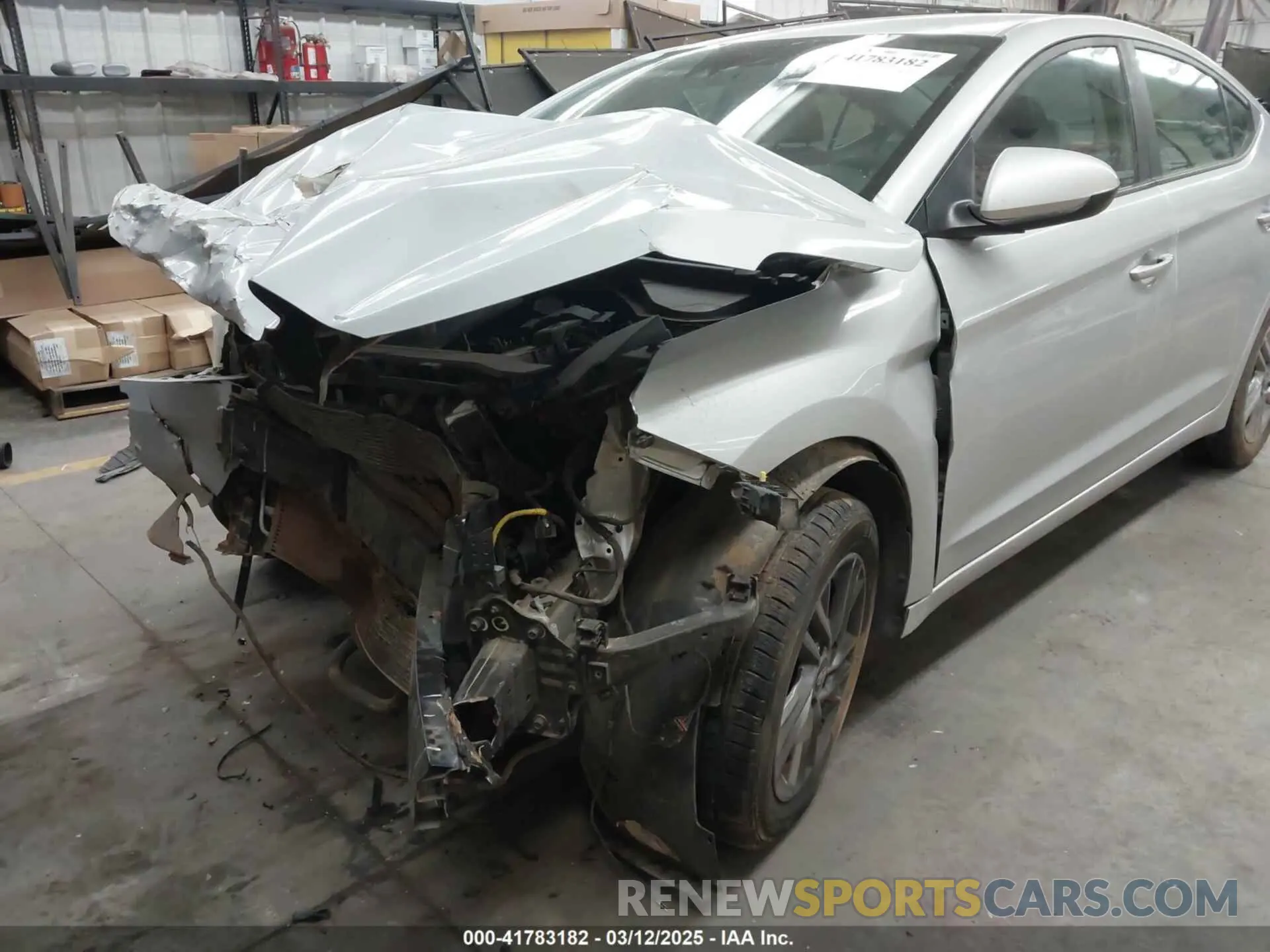 6 Photograph of a damaged car KMHD84LF6KU769398 HYUNDAI ELANTRA 2019