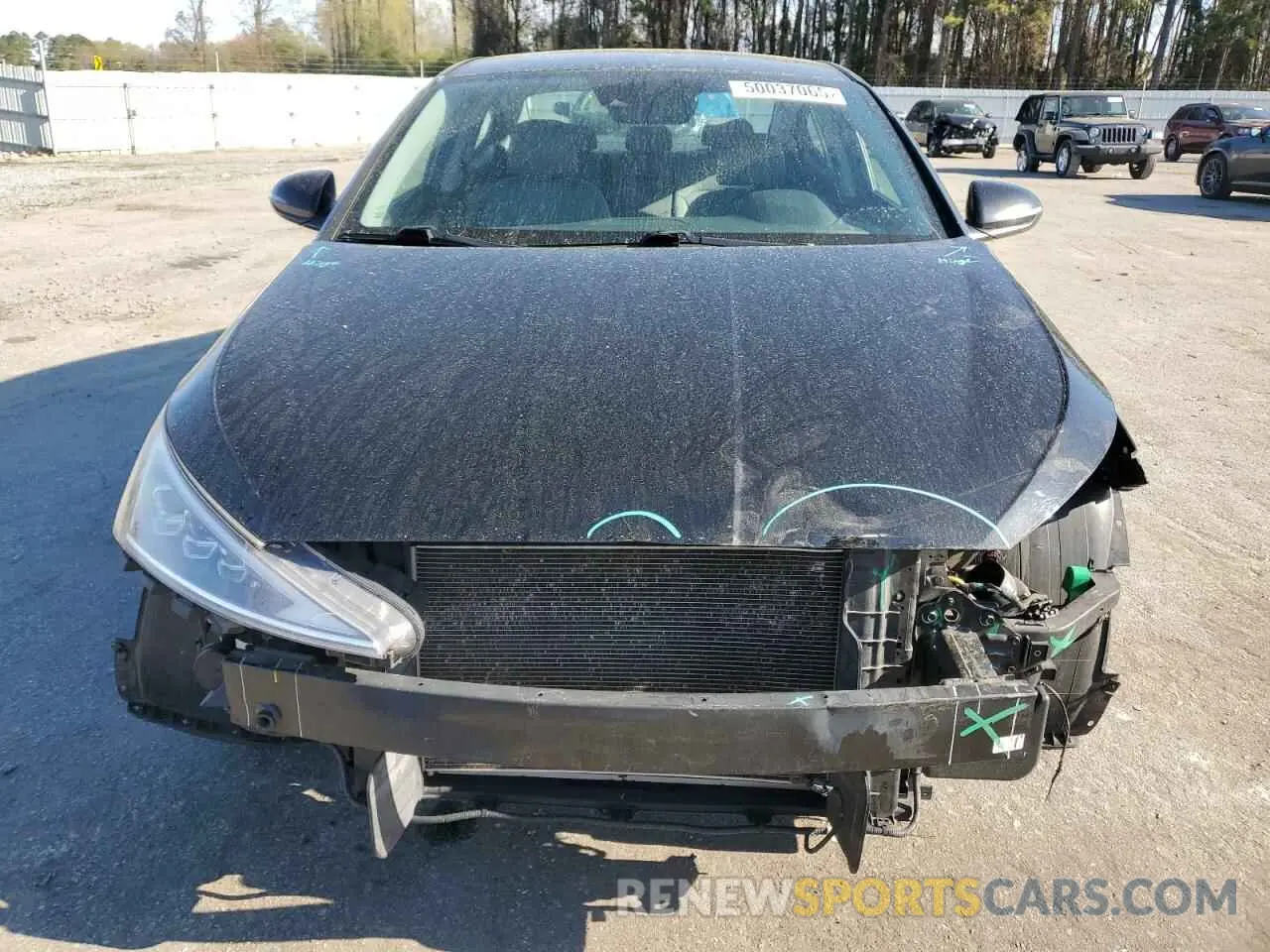 5 Photograph of a damaged car KMHD84LF6KU784077 HYUNDAI ELANTRA 2019