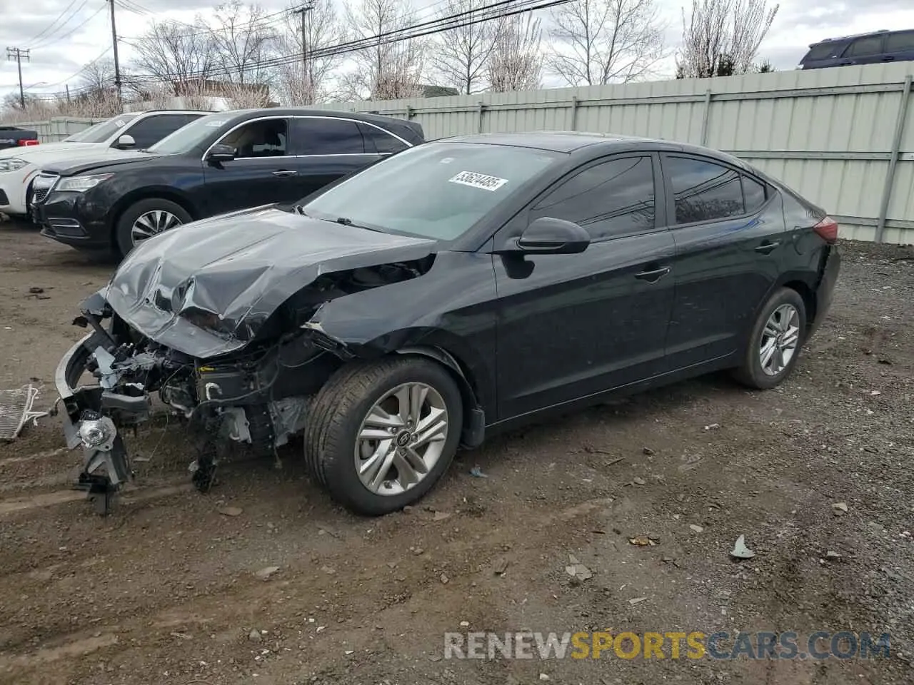 1 Фотография поврежденного автомобиля KMHD84LF6KU784368 HYUNDAI ELANTRA 2019