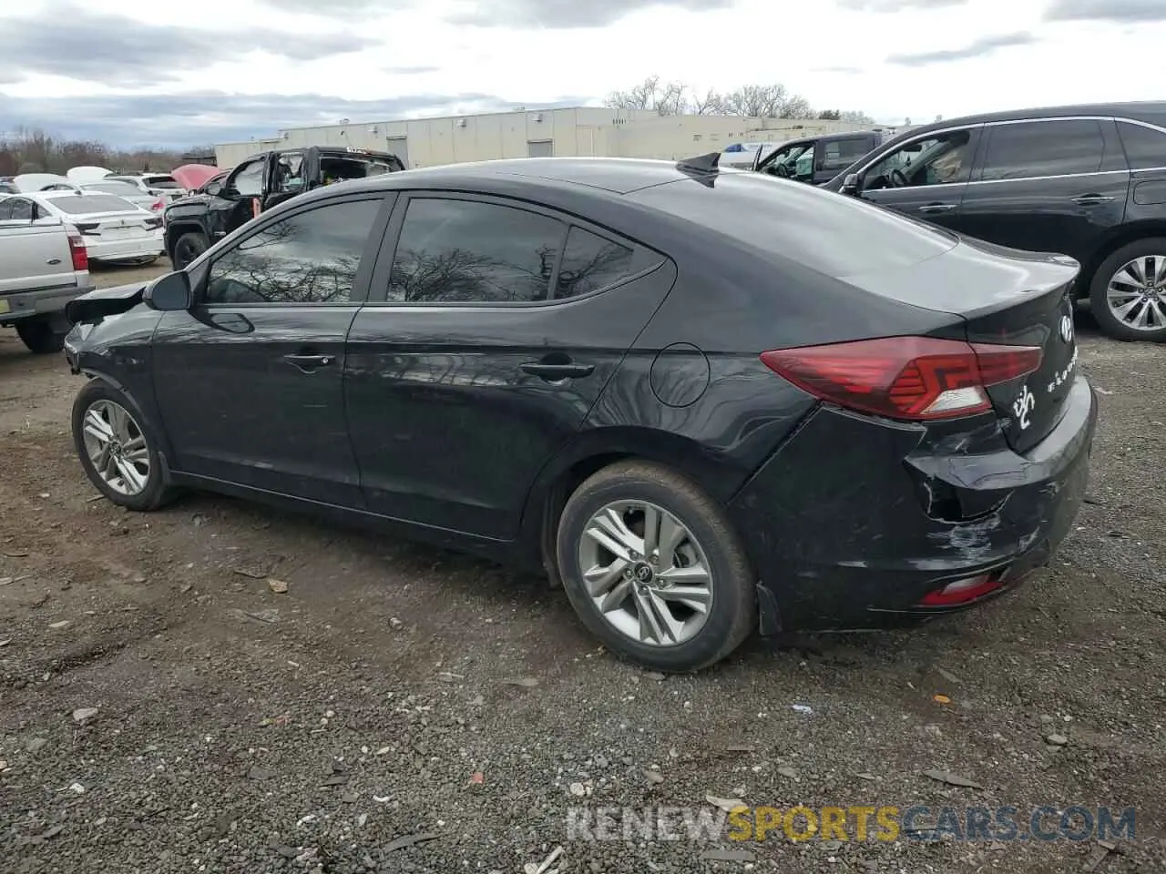 2 Фотография поврежденного автомобиля KMHD84LF6KU784368 HYUNDAI ELANTRA 2019