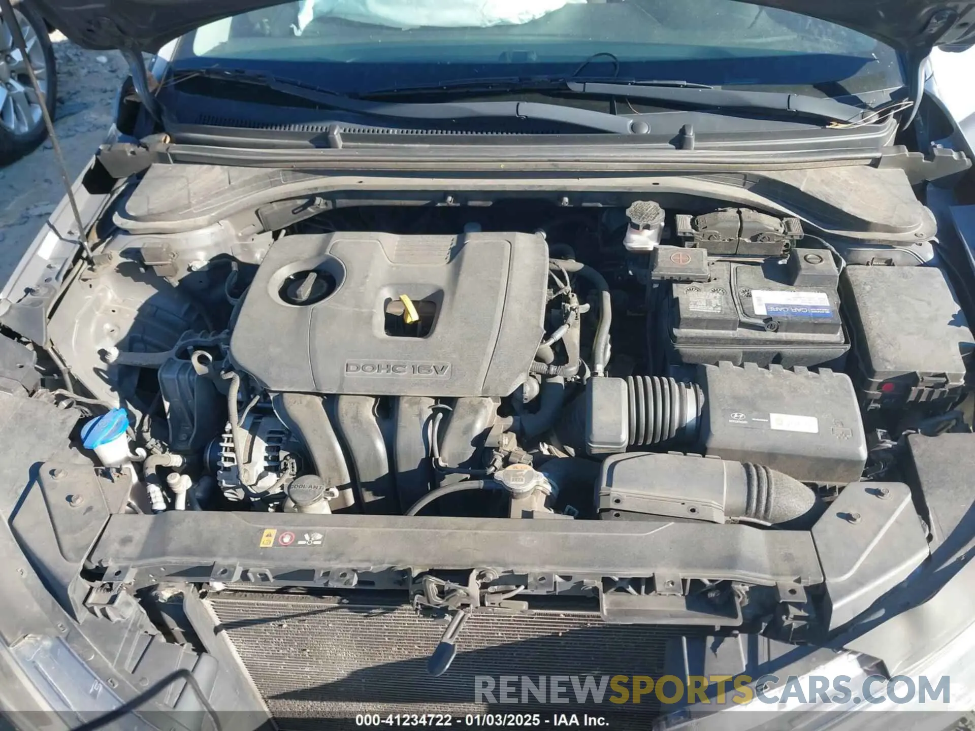 10 Фотография поврежденного автомобиля KMHD84LF6KU830703 HYUNDAI ELANTRA 2019