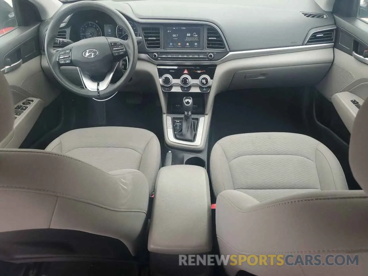 8 Фотография поврежденного автомобиля KMHD84LF7KU731100 HYUNDAI ELANTRA 2019