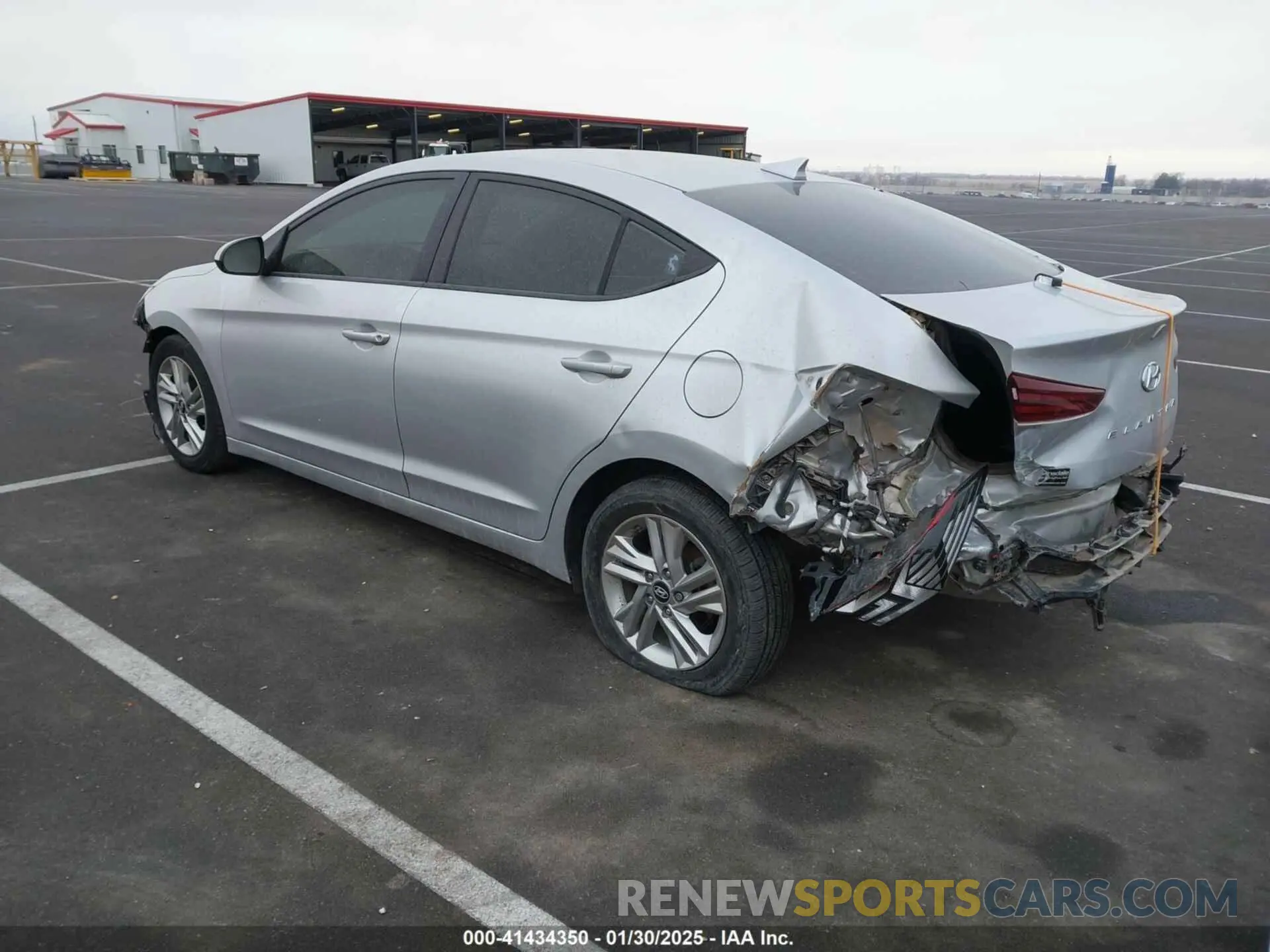3 Photograph of a damaged car KMHD84LF7KU773329 HYUNDAI ELANTRA 2019