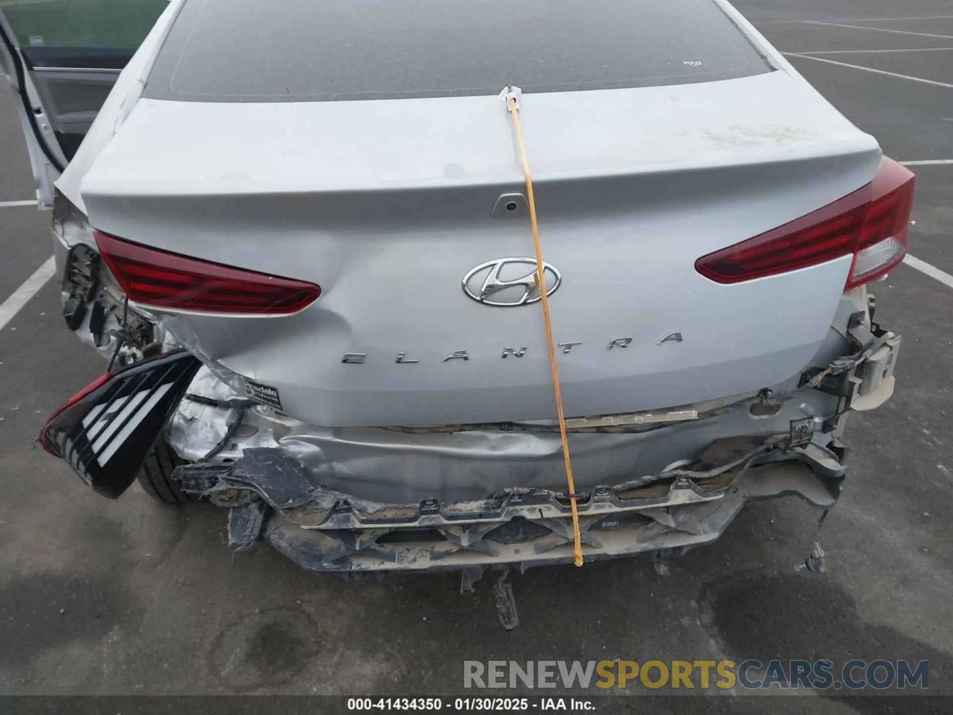 6 Photograph of a damaged car KMHD84LF7KU773329 HYUNDAI ELANTRA 2019