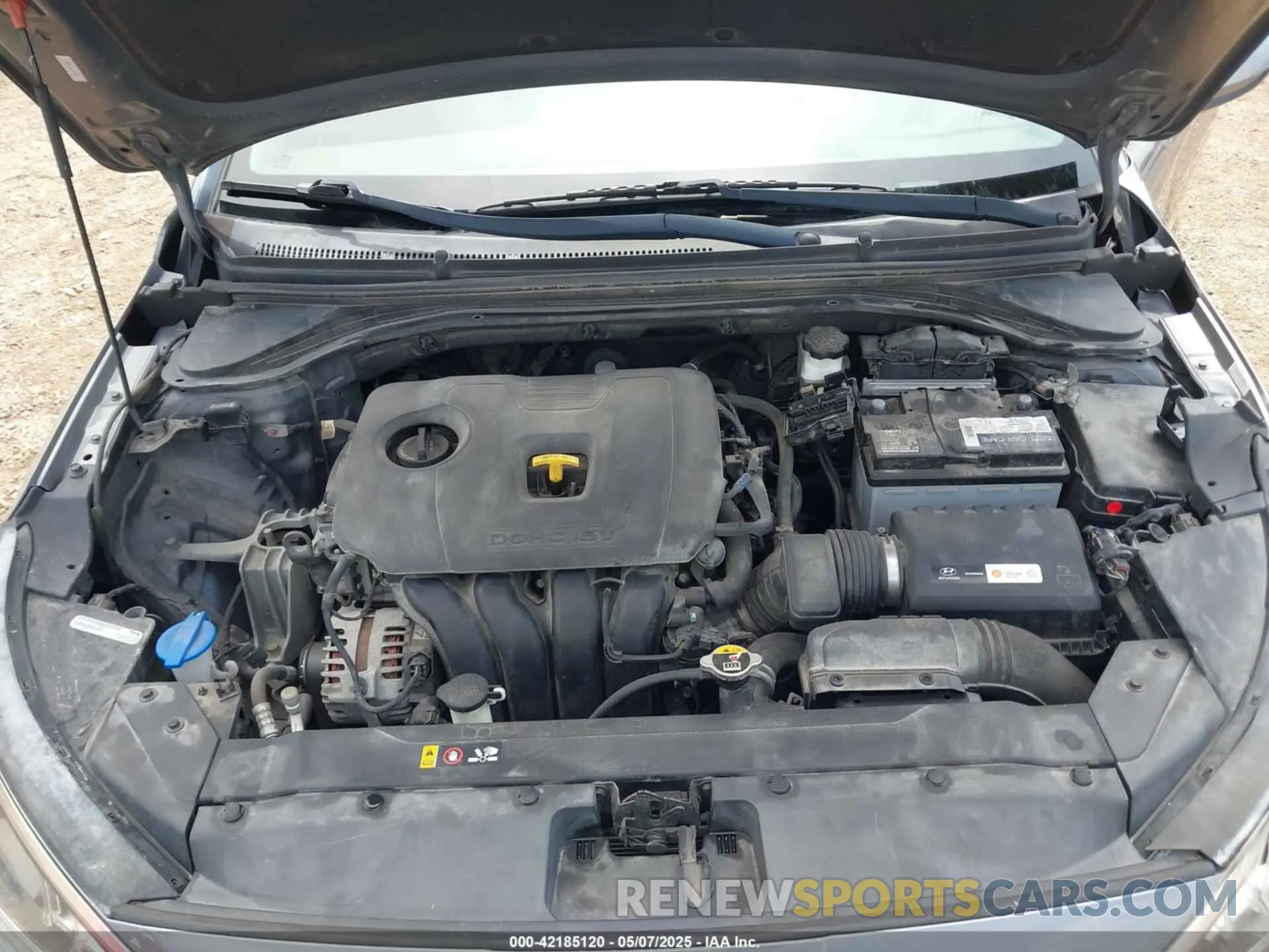 10 Photograph of a damaged car KMHD84LF7KU853603 HYUNDAI ELANTRA 2019