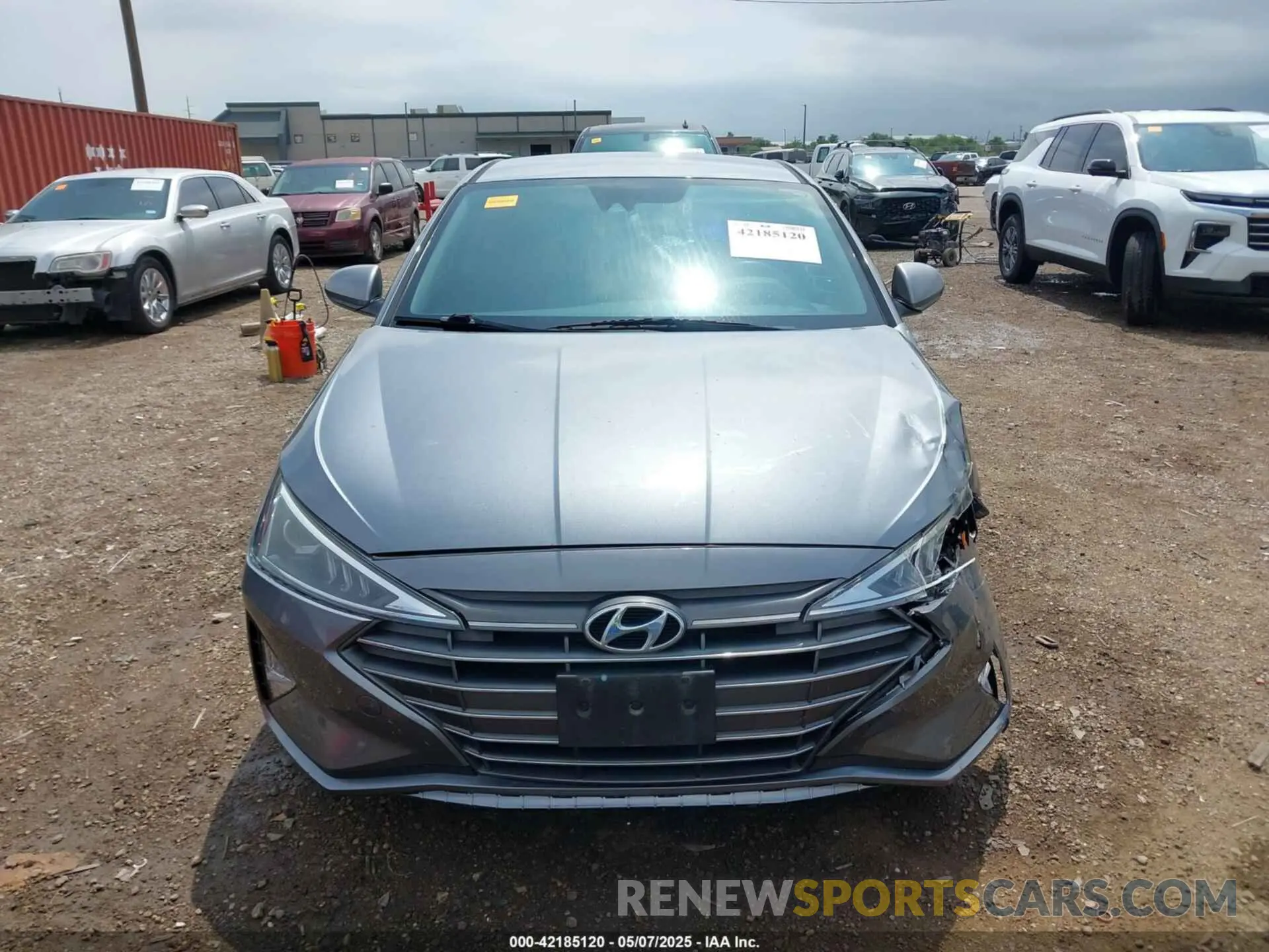 12 Photograph of a damaged car KMHD84LF7KU853603 HYUNDAI ELANTRA 2019