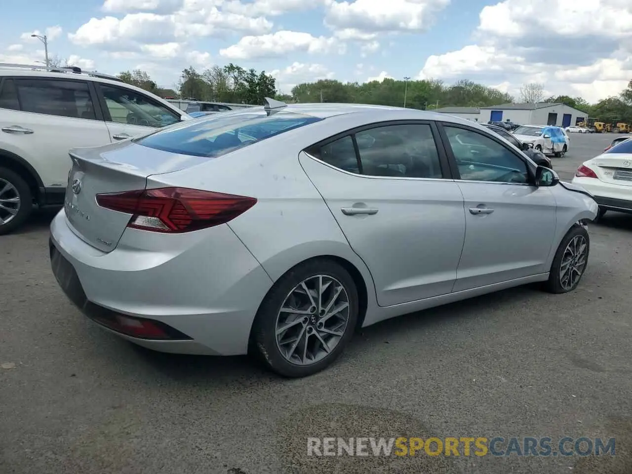 3 Photograph of a damaged car KMHD84LF7KU854217 HYUNDAI ELANTRA 2019