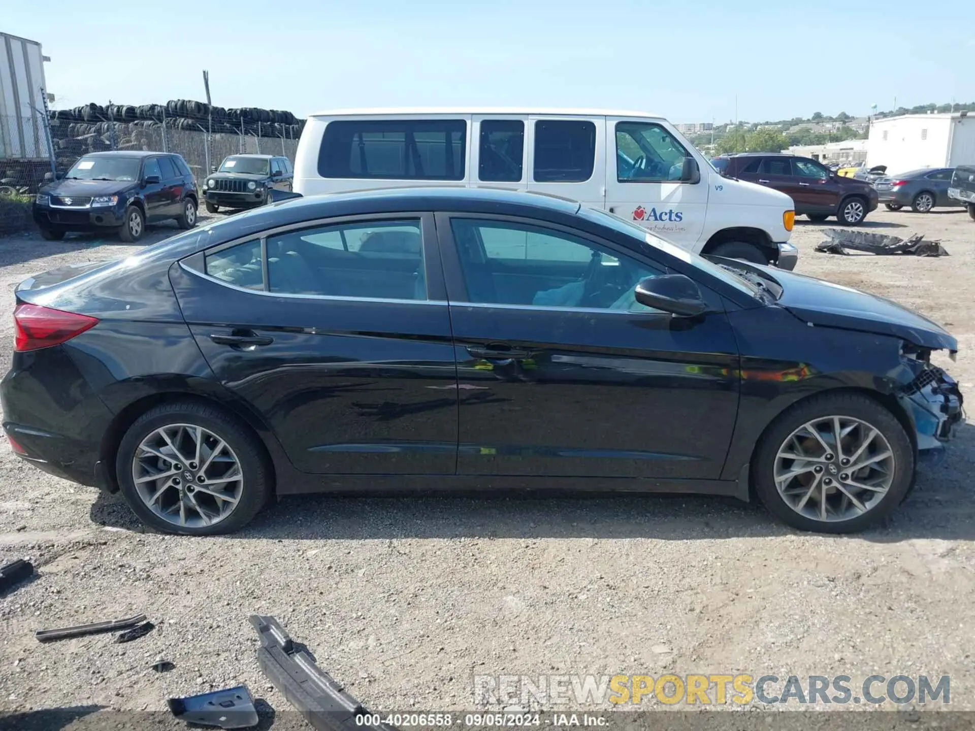 14 Фотография поврежденного автомобиля KMHD84LF7KU862253 HYUNDAI ELANTRA 2019