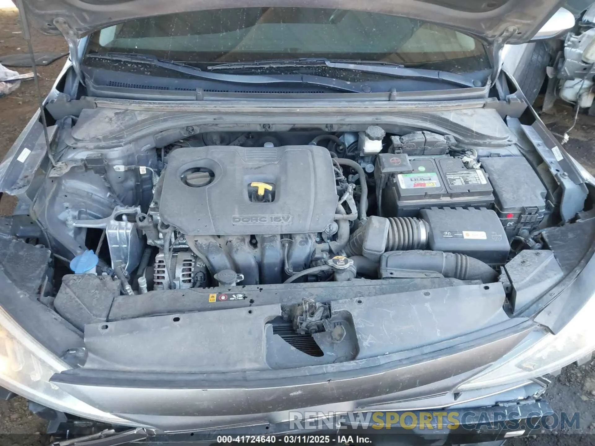 10 Photograph of a damaged car KMHD84LF8KU816835 HYUNDAI ELANTRA 2019