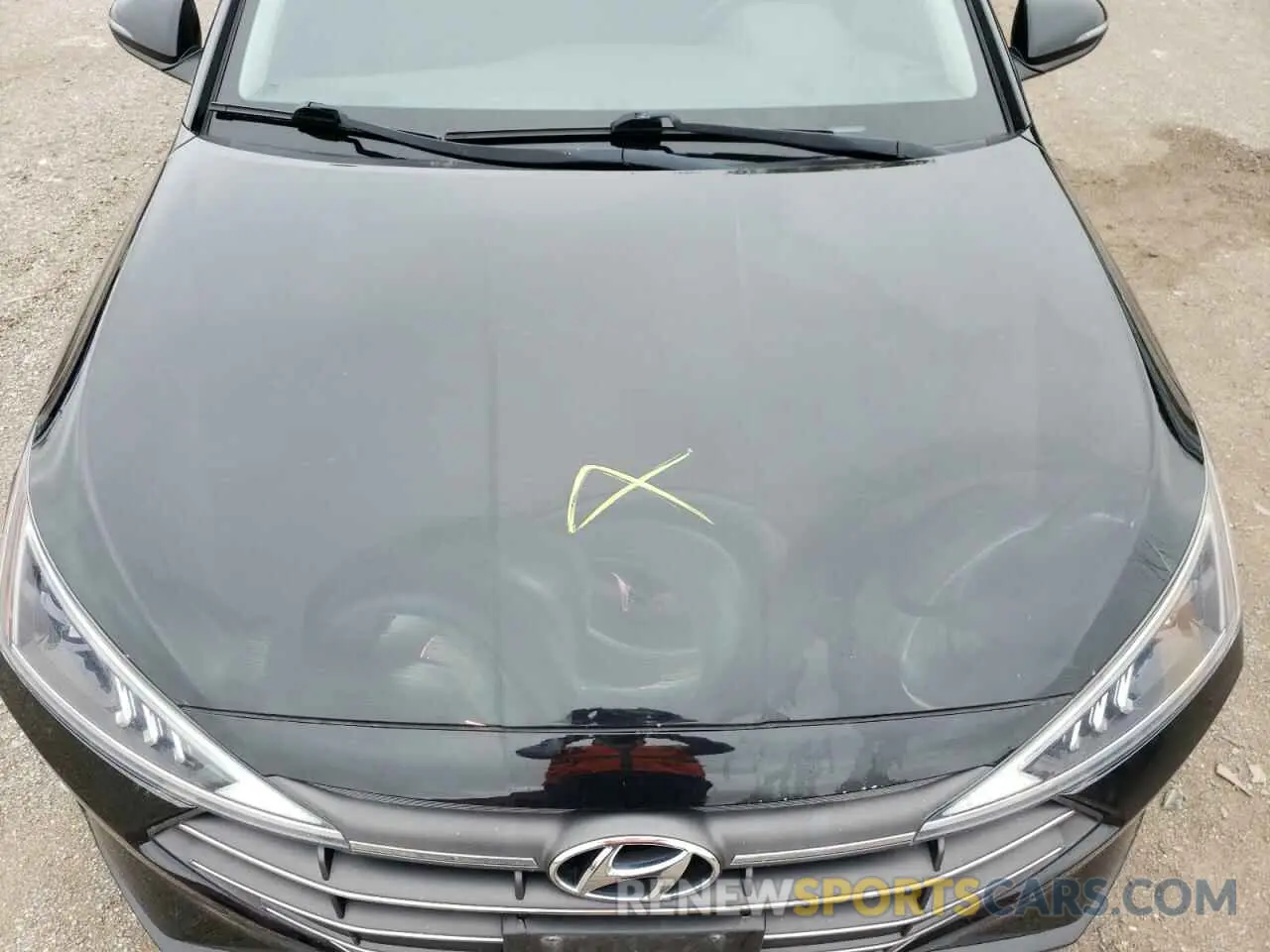 11 Фотография поврежденного автомобиля KMHD84LF8KU836549 HYUNDAI ELANTRA 2019