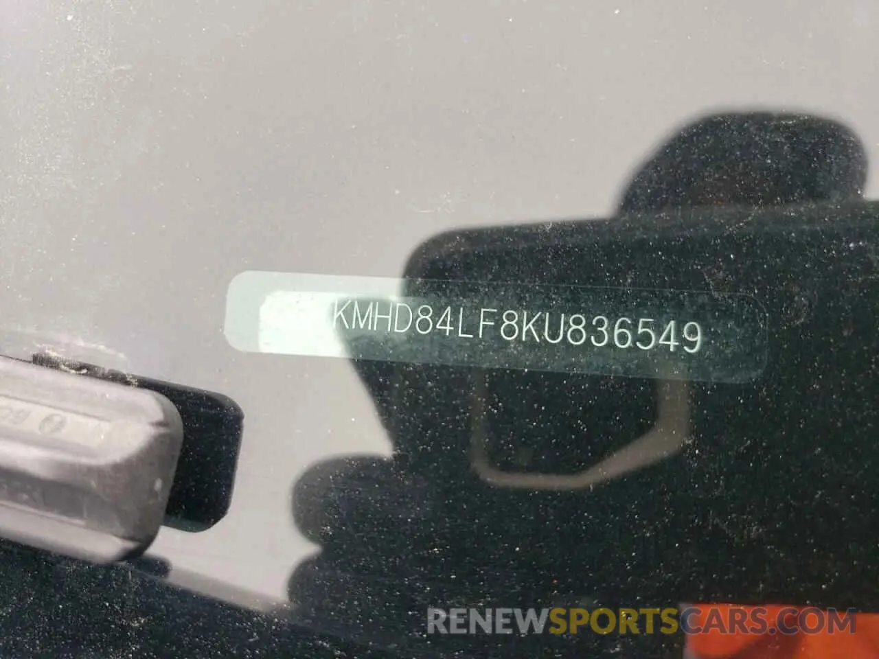 12 Фотография поврежденного автомобиля KMHD84LF8KU836549 HYUNDAI ELANTRA 2019