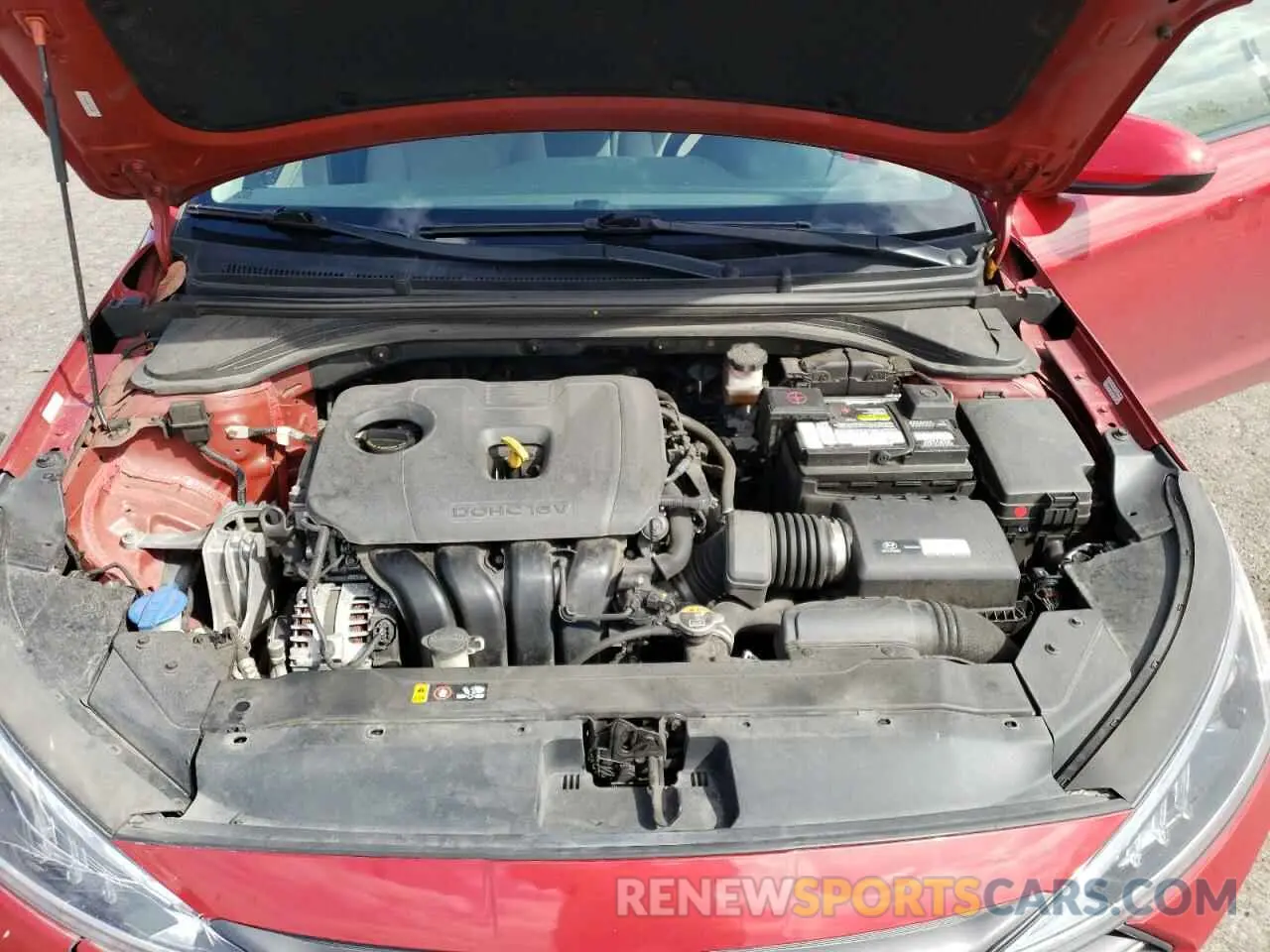 11 Photograph of a damaged car KMHD84LF9KU742423 HYUNDAI ELANTRA 2019