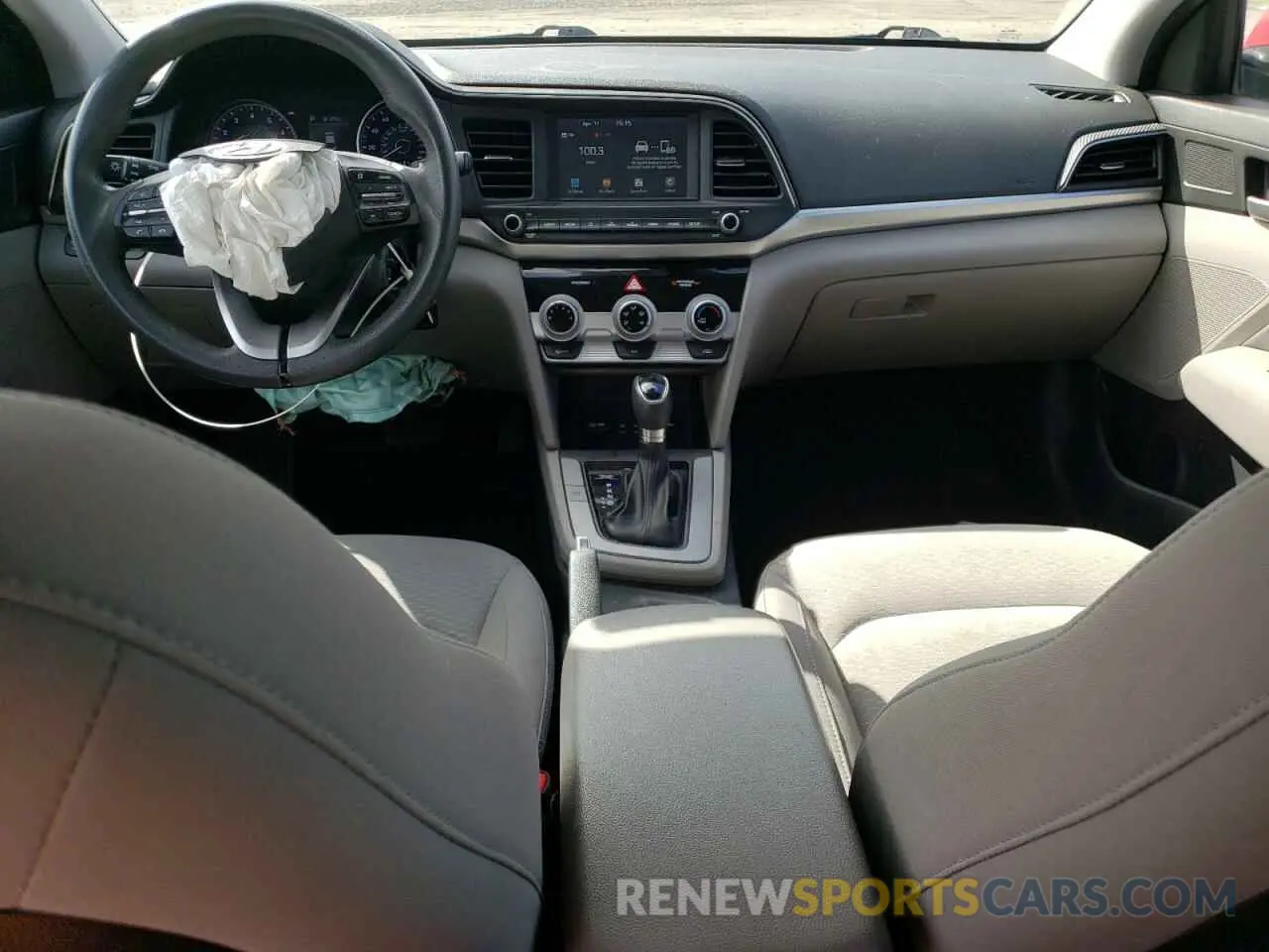 8 Photograph of a damaged car KMHD84LF9KU742423 HYUNDAI ELANTRA 2019