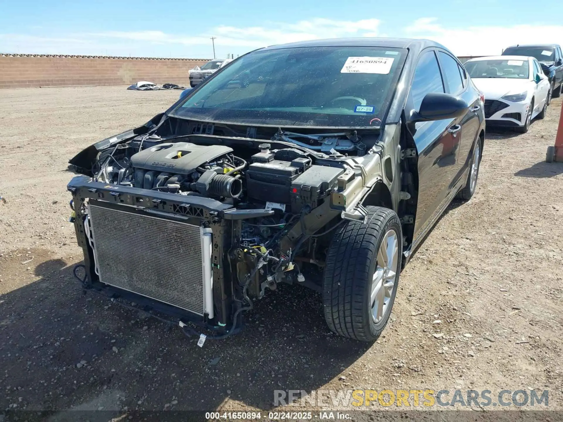 6 Photograph of a damaged car KMHD84LF9KU850394 HYUNDAI ELANTRA 2019