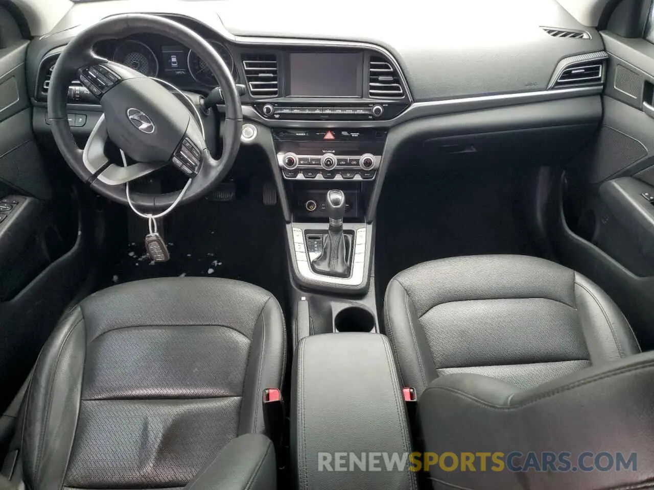 8 Фотография поврежденного автомобиля KMHD84LFXKU773499 HYUNDAI ELANTRA 2019