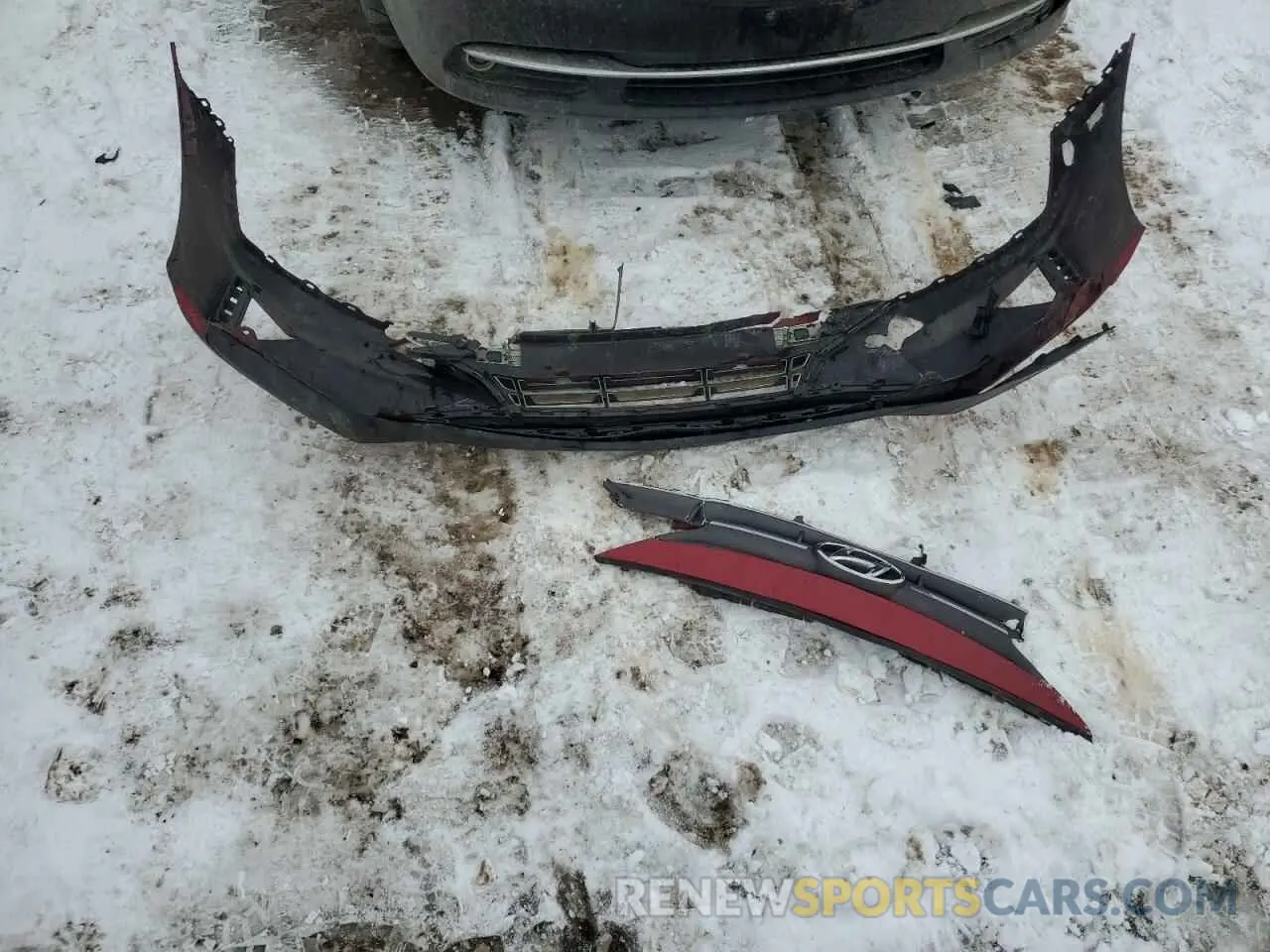 12 Photograph of a damaged car KMHD84LFXKU855765 HYUNDAI ELANTRA 2019