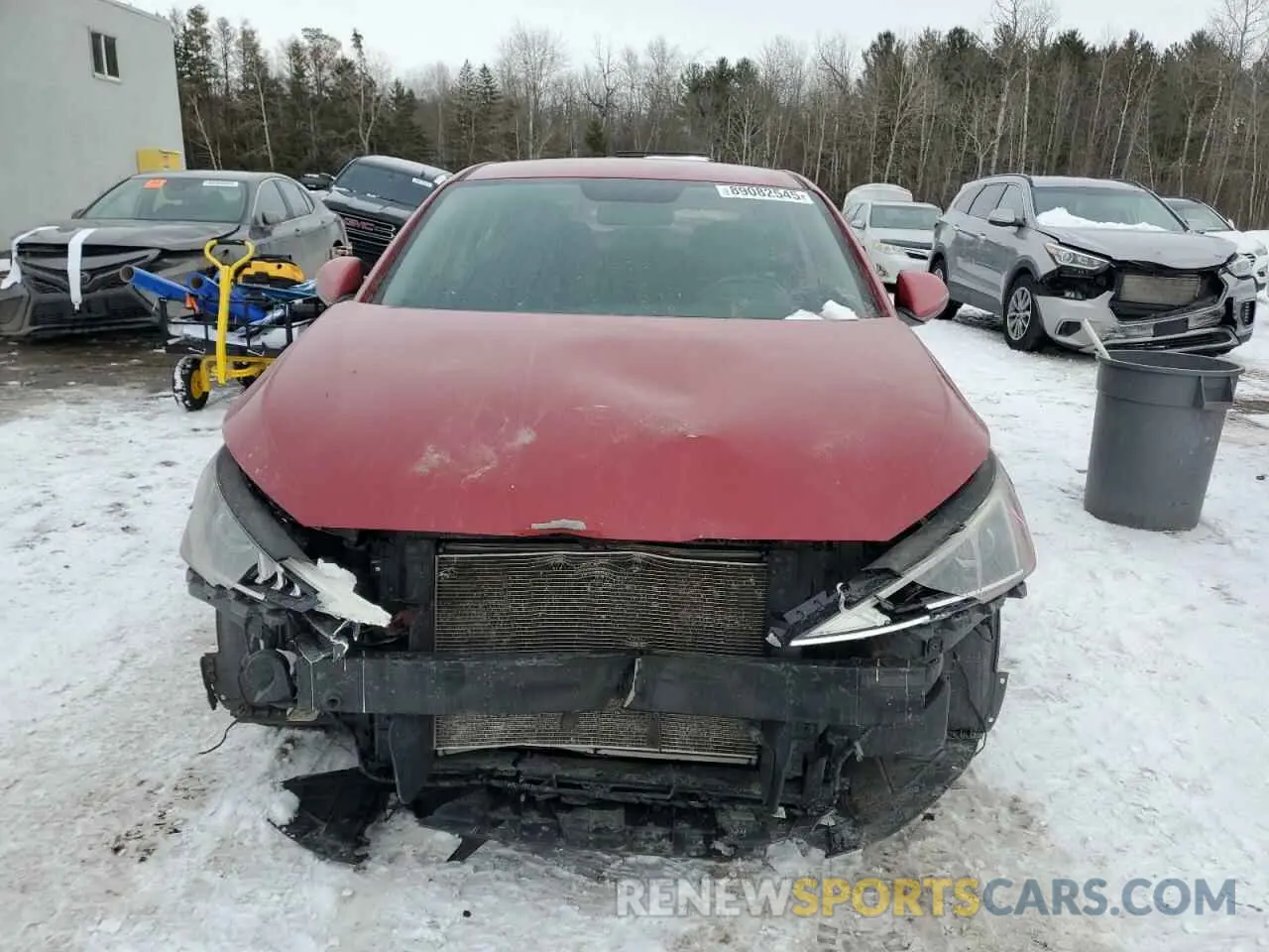 5 Photograph of a damaged car KMHD84LFXKU855765 HYUNDAI ELANTRA 2019