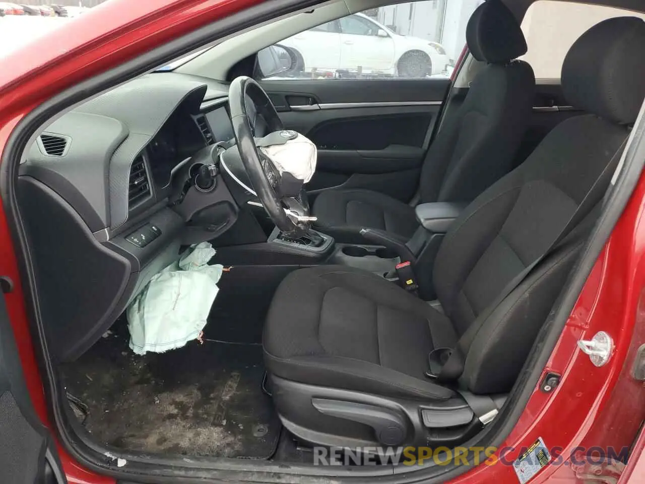 7 Photograph of a damaged car KMHD84LFXKU855765 HYUNDAI ELANTRA 2019